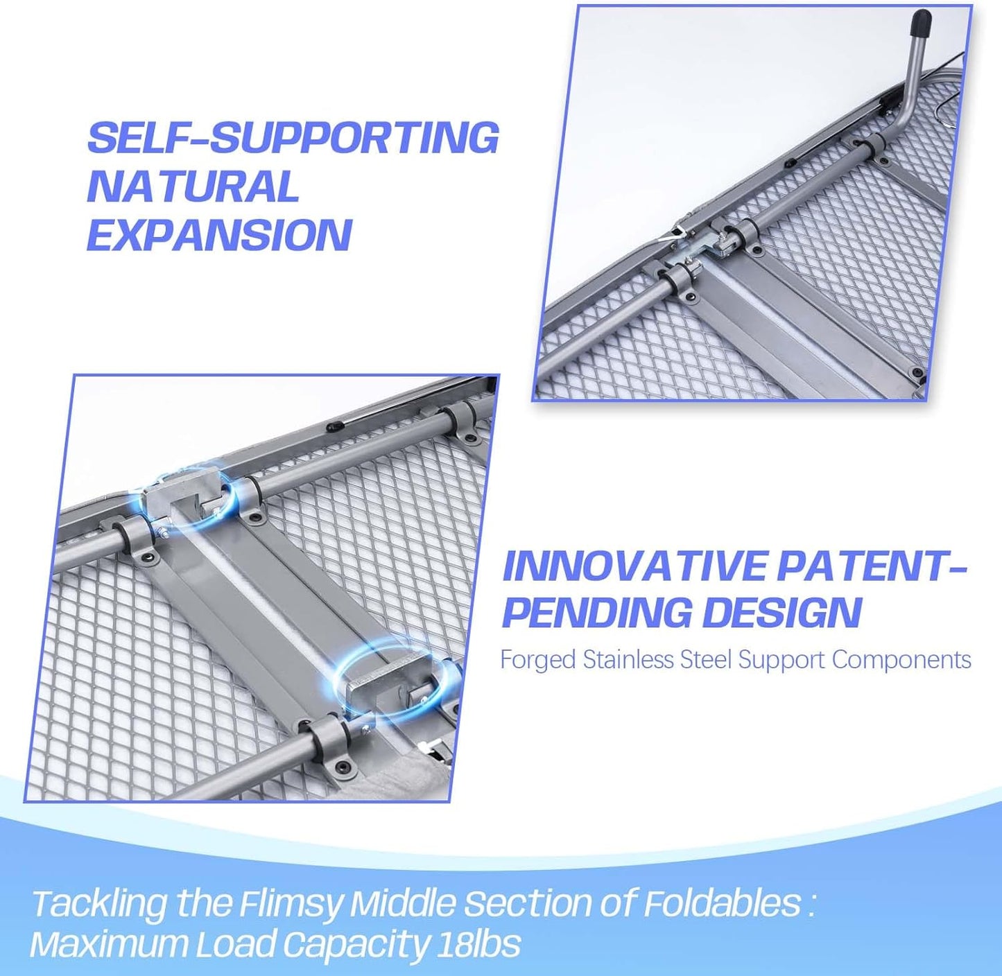 Tabletop Ironing Board with Iron Rest, Metal Mesh Panel Mini Ironing Board with Heat Resistant