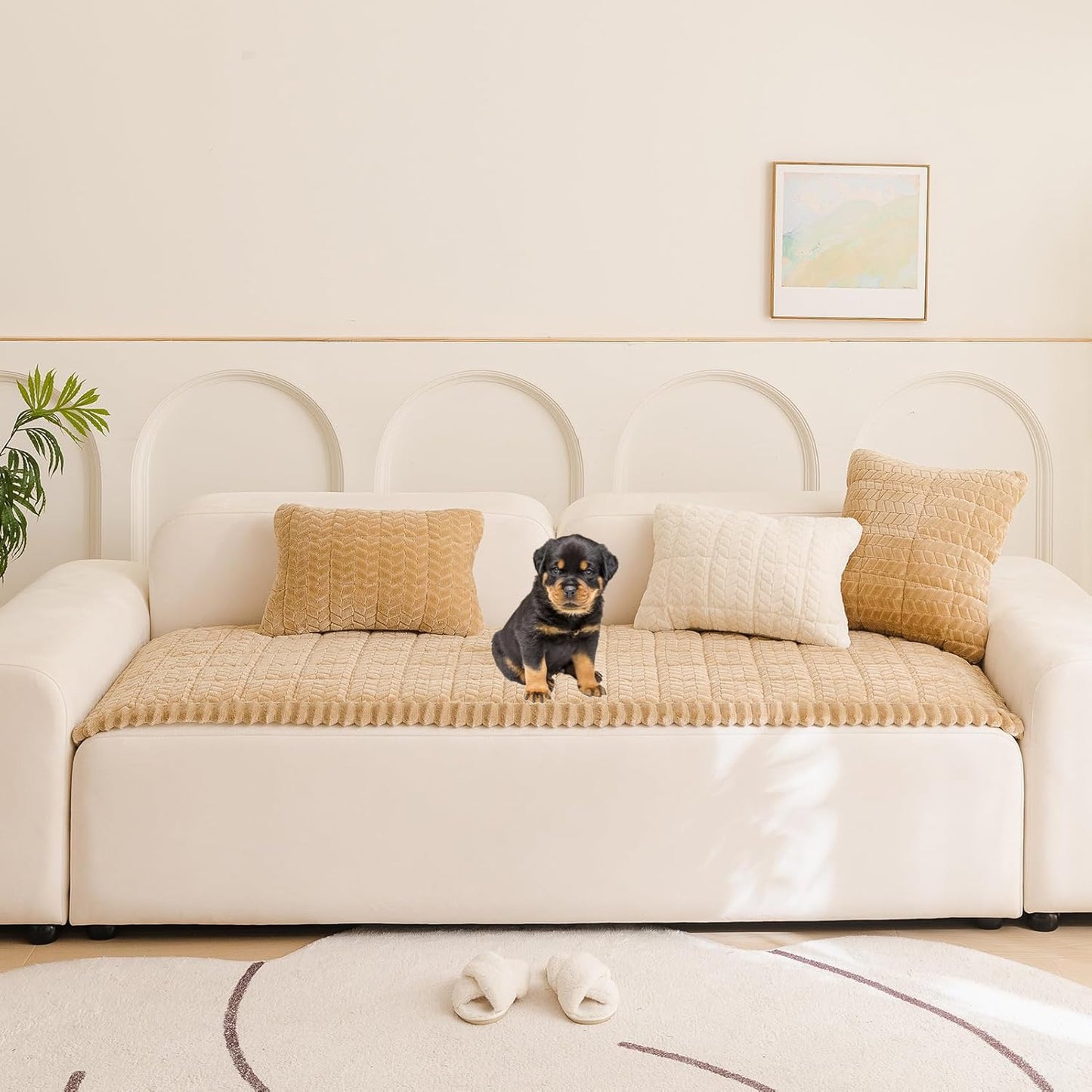 Mivnue Pet Couch Cover Protector Sofa Covers for Pets Washable Non Slip Couches and Sofas Dog Mat