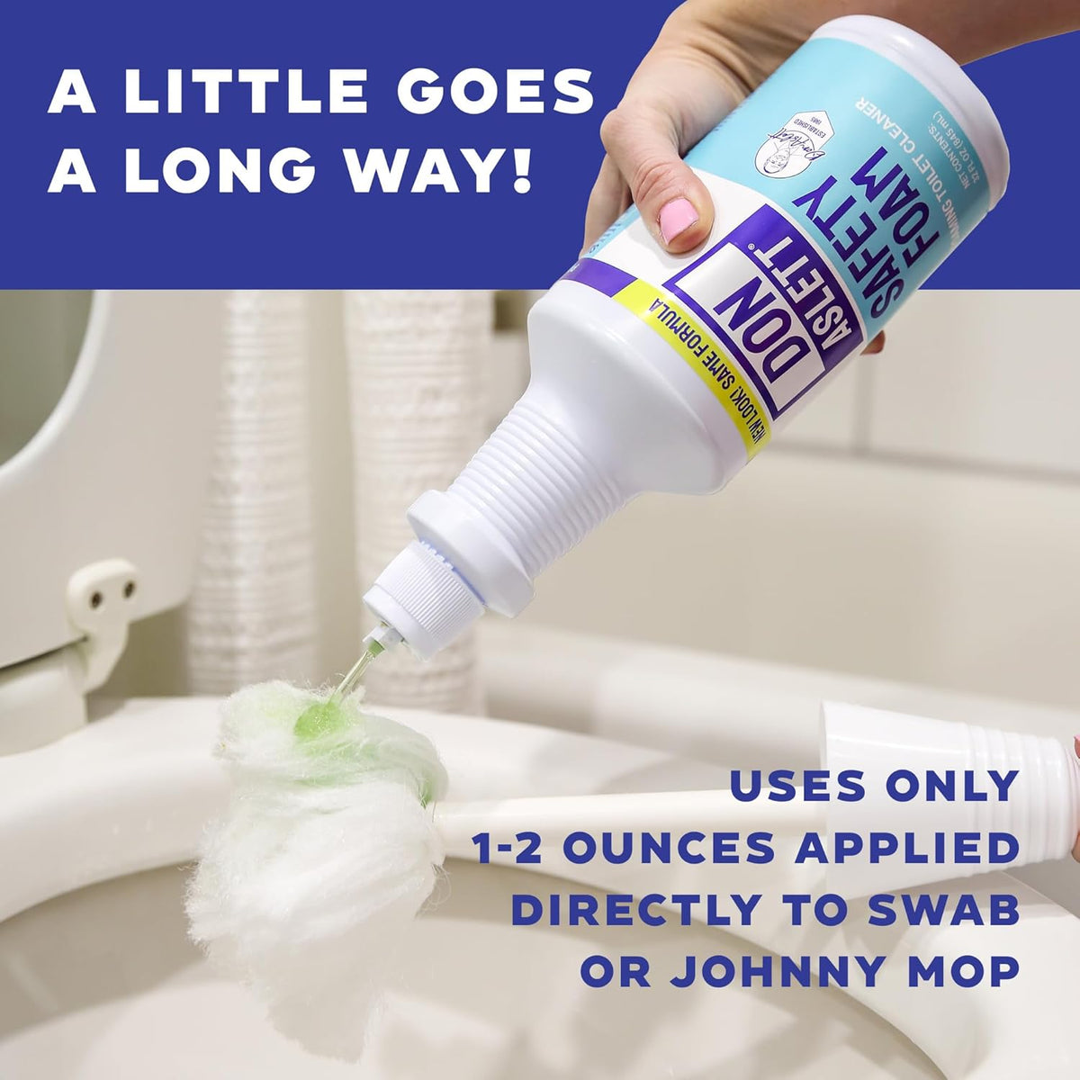 Don Aslett's Complete Toilet Cleaning Set | Includes 32 oz Toilet Cleaner, Convenient Cleaning