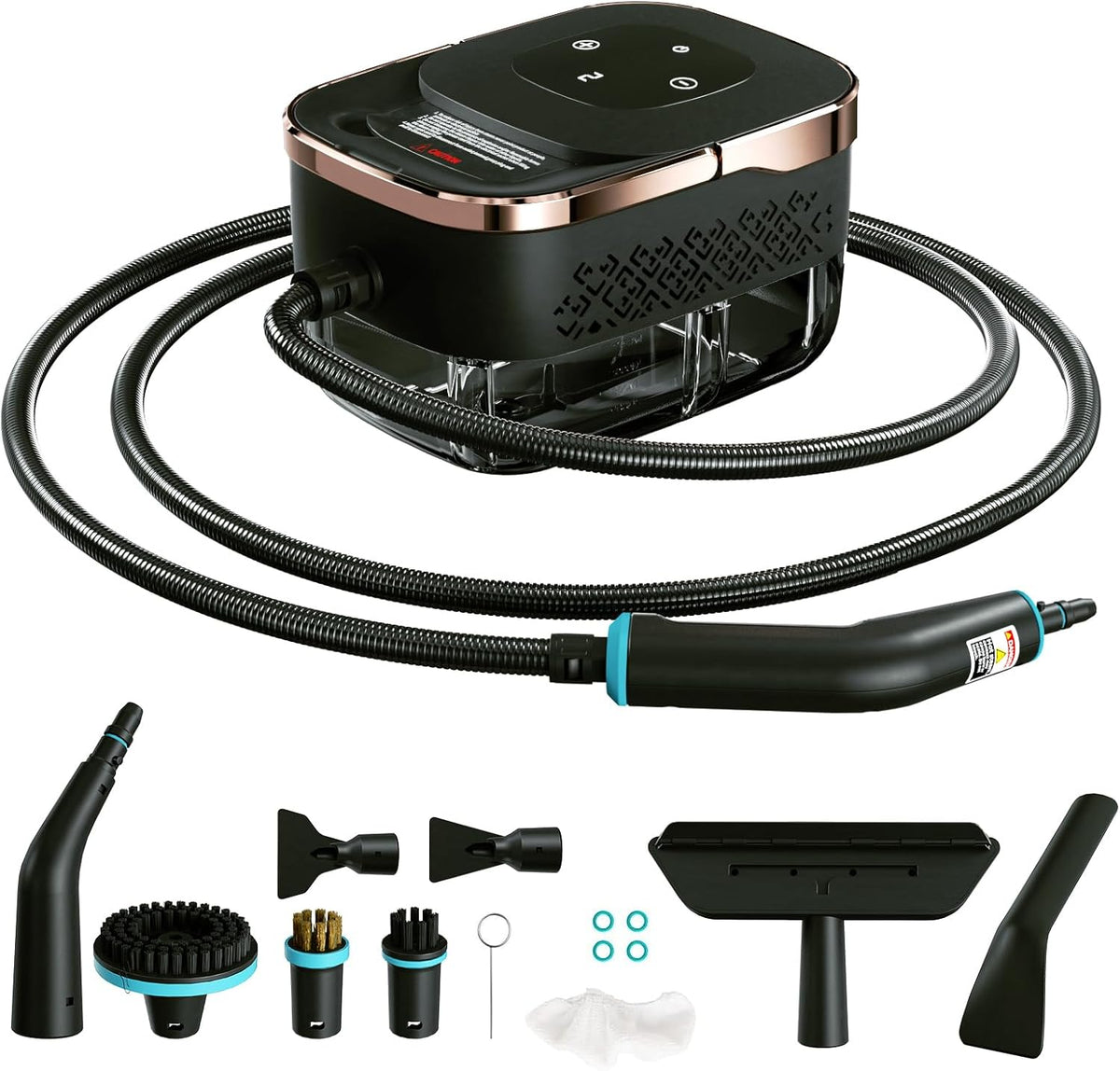 Steam Cleaner, Portable Steamer for Cleaning, Multipurpose Cleaning Steamer with Replacement Heads