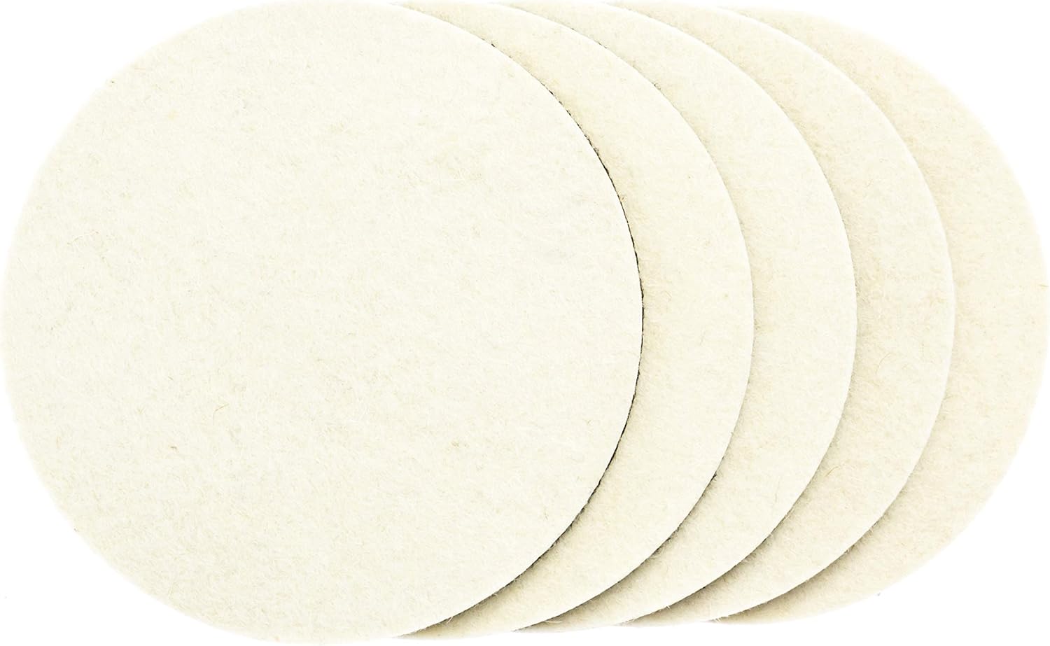 Glass Polishing Pad Discs for Use with Cerium Oxide 5 Pack | 3", 5" and 6" | Remove Scratches and