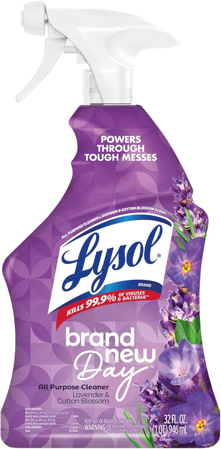 Lysol All Purpose Cleaner Spray, Multi-Purpose Disinfecting Spray, Kitchen & Bathroom Cleaner