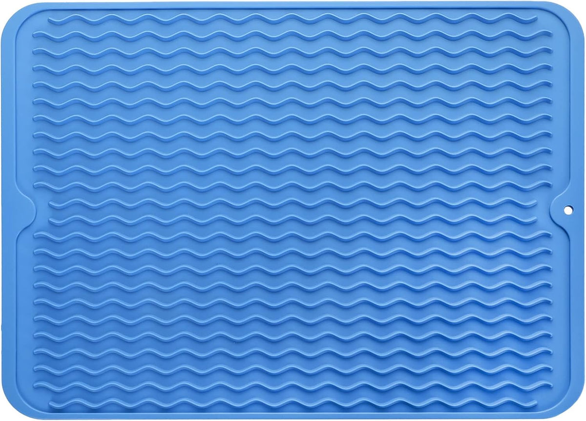 Silicone Dish Drying Mat for Multiple Usage,Easy clean,Eco-friendly,Heat-resistant Silicone Mat for
