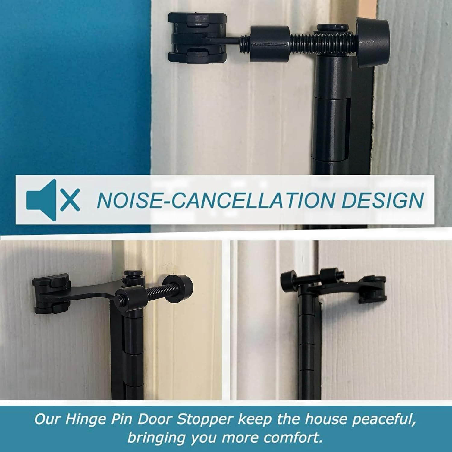 8 Pack Hinge Pin Oil Rubbed Bronze Door Stopper, Adjustable Heavy Duty Hinge Pin Door Stop with Oil