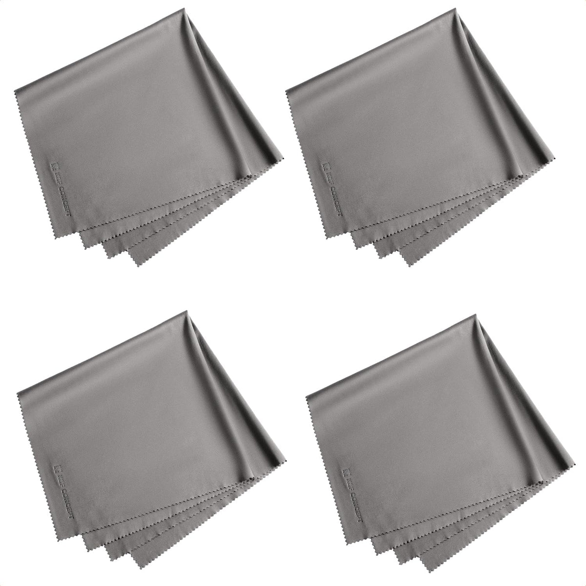 4 Pack 16''x16'' Extra Large Microfiber Cleaning Cloths, K&F Concept Oversized Microfiber Cloths