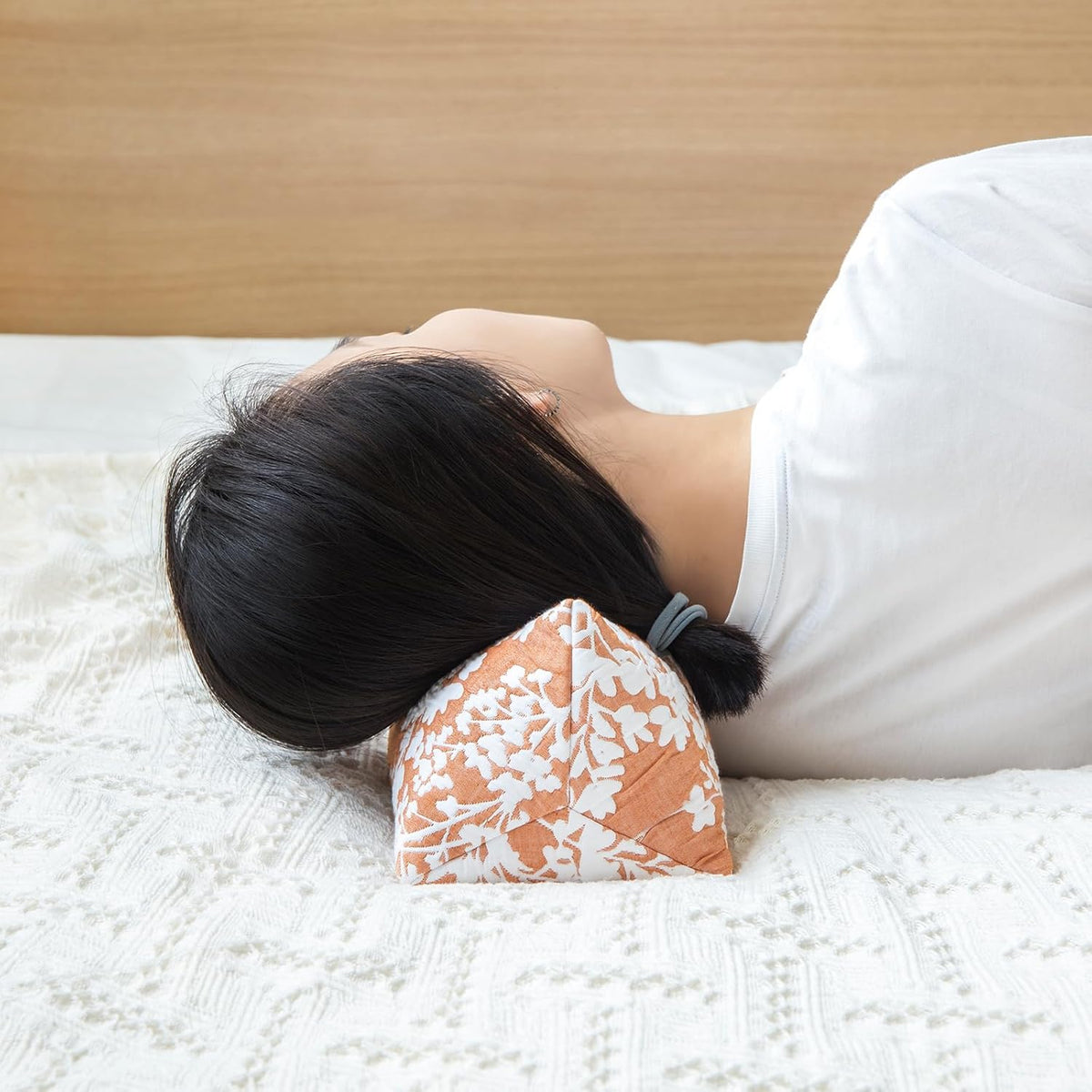 Buckwheat Neck Support Pillow Cervical Neck Cylinder Bolster Pillow,Buckwheat Hulls Adjustable Roll
