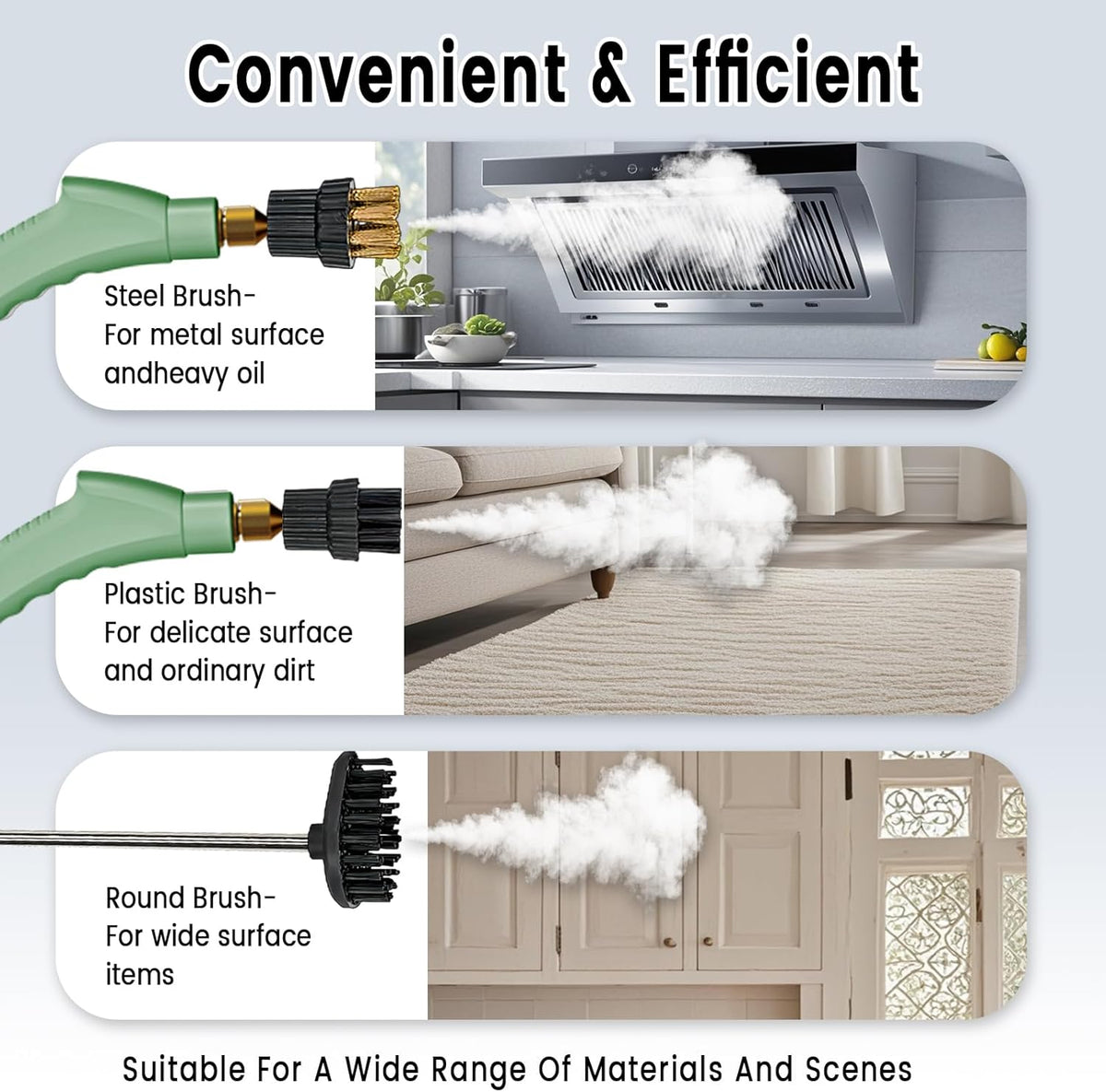 2500W Handheld Steam Cleaner,Portable Car Steamer For Auto Detailing,High-Temperature and Pressure