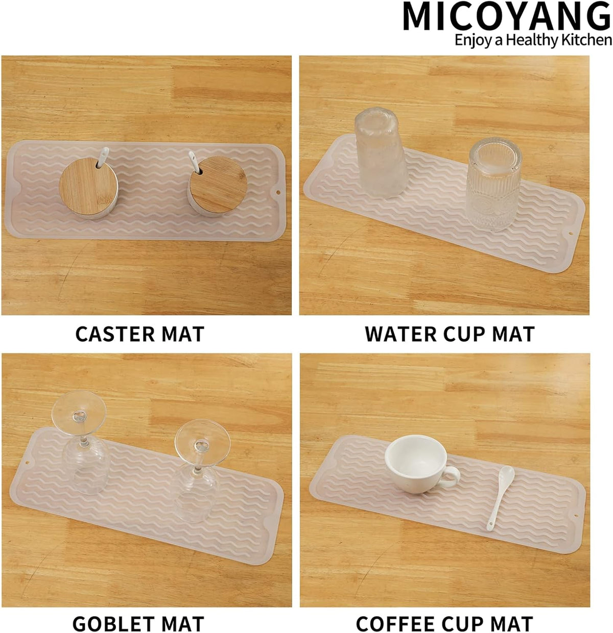 Silicone Dish Drying Mat for Multiple Usage,Easy clean,Eco-friendly,Heat-resistant Silicone Mat for