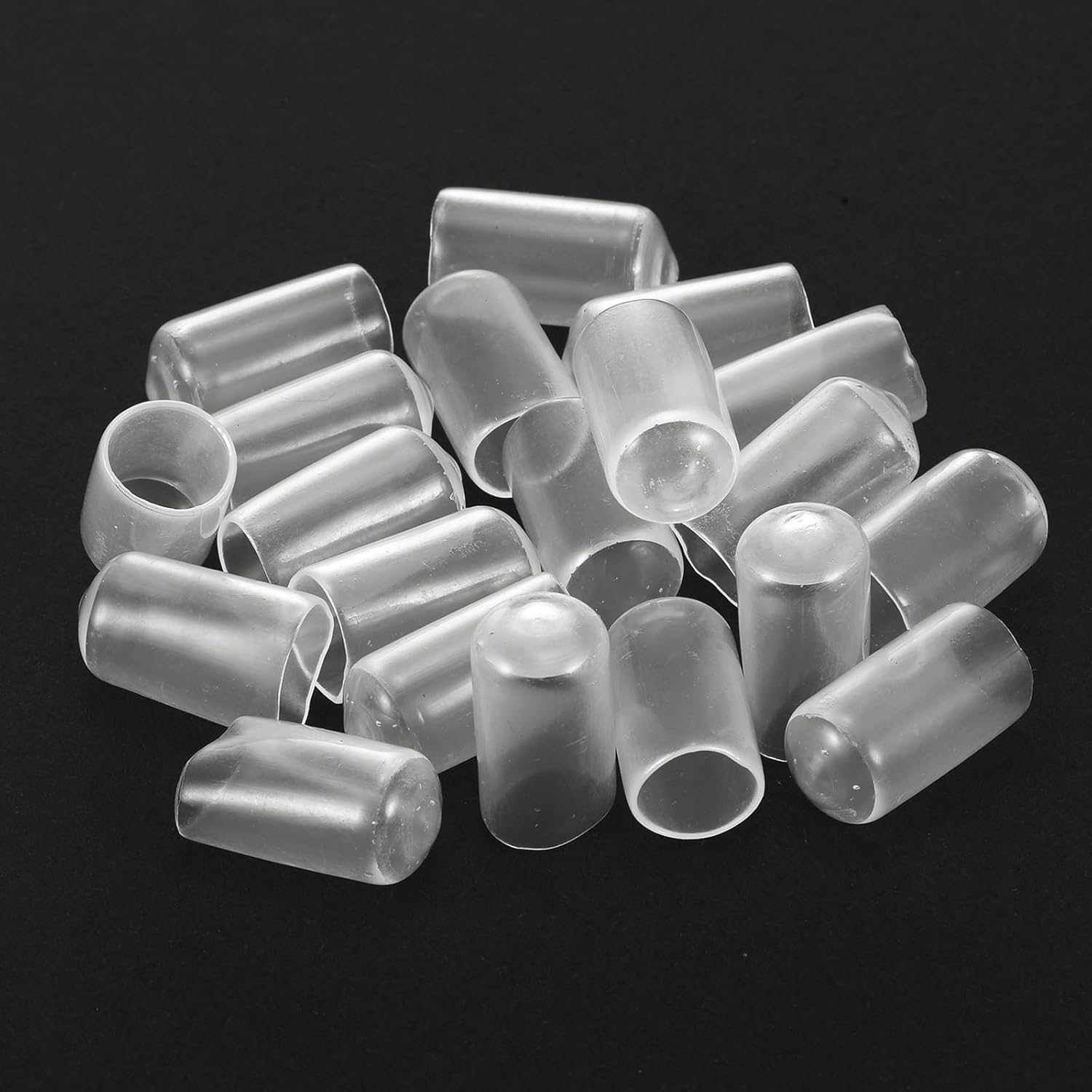 uxcell 20pcs Rubber End Caps Protective Caps 11mm ID Vinyl PVC Round Tube Bolt Cap Cover Screw