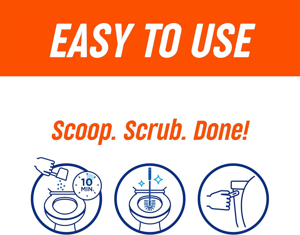 Ty-D-Bol Ultra Foam Toilet Bowl Cleaner - Provides Up to 8 Cleans - Citrus Scent - Fights Buildup