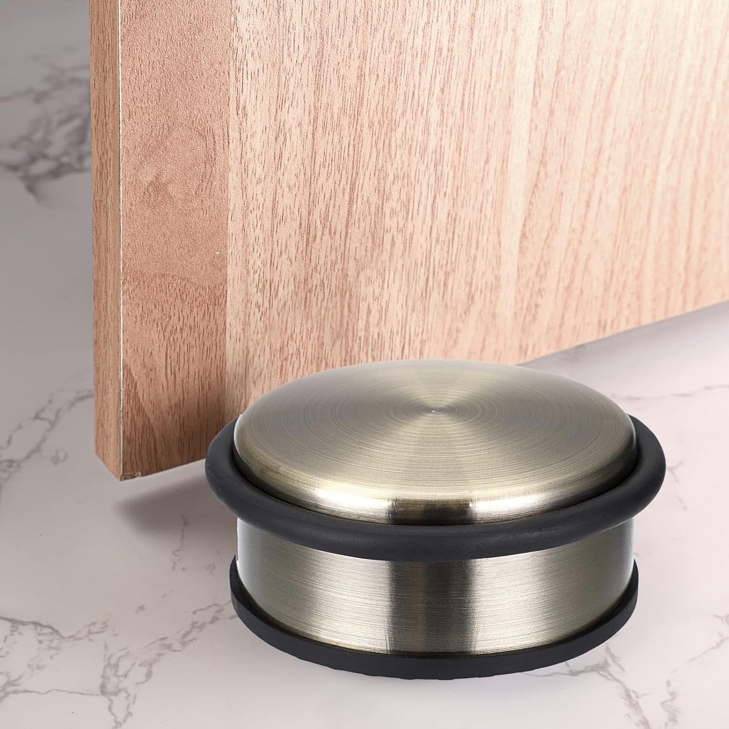 Sumnacon Heavy Duty Floor Door Stopper No Drill, Durability Stainless Steel Door Stops with