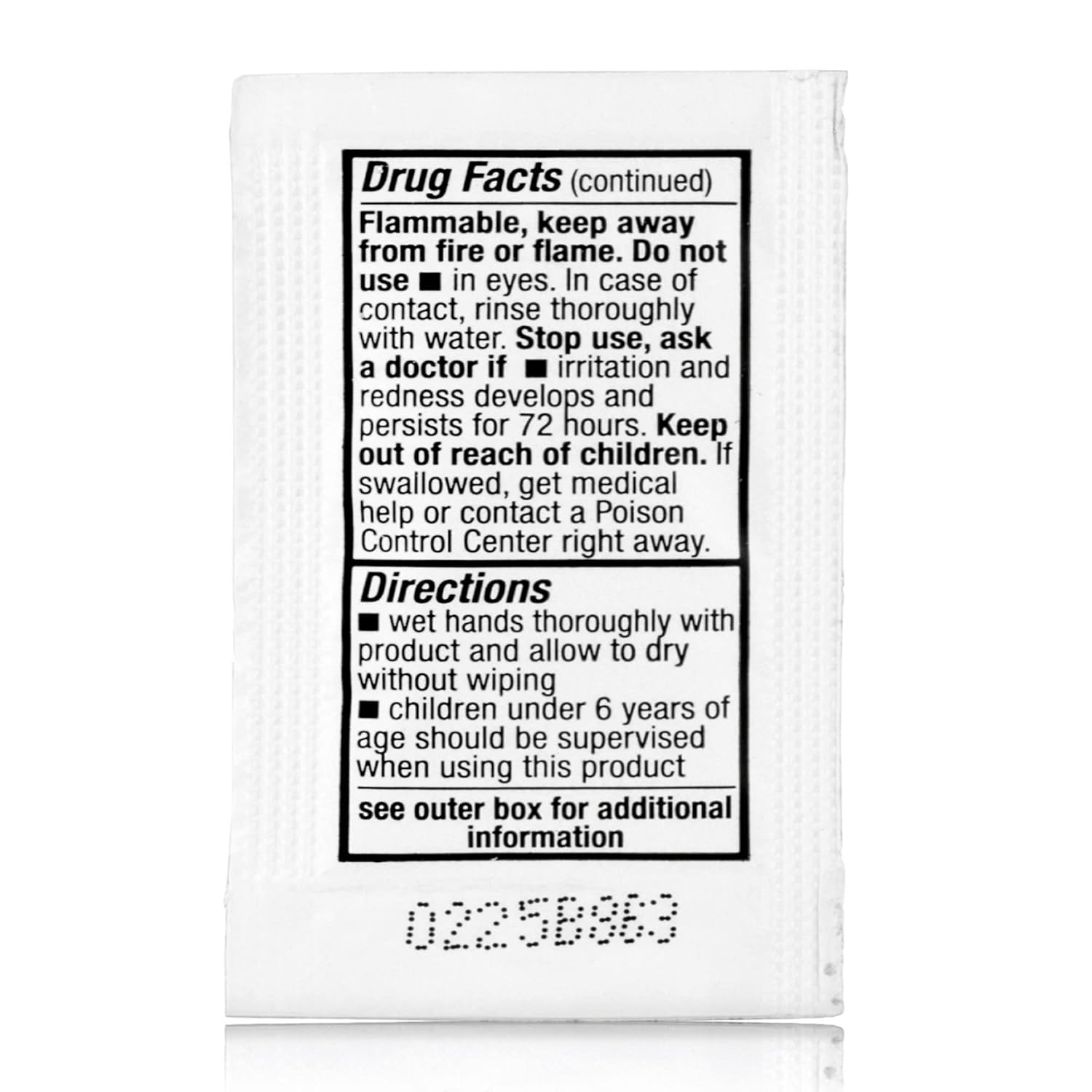 McKesson Hand Sanitizer Gel with Aloe [144 Count] Travel Size, Single Packets, Individually Wrapped