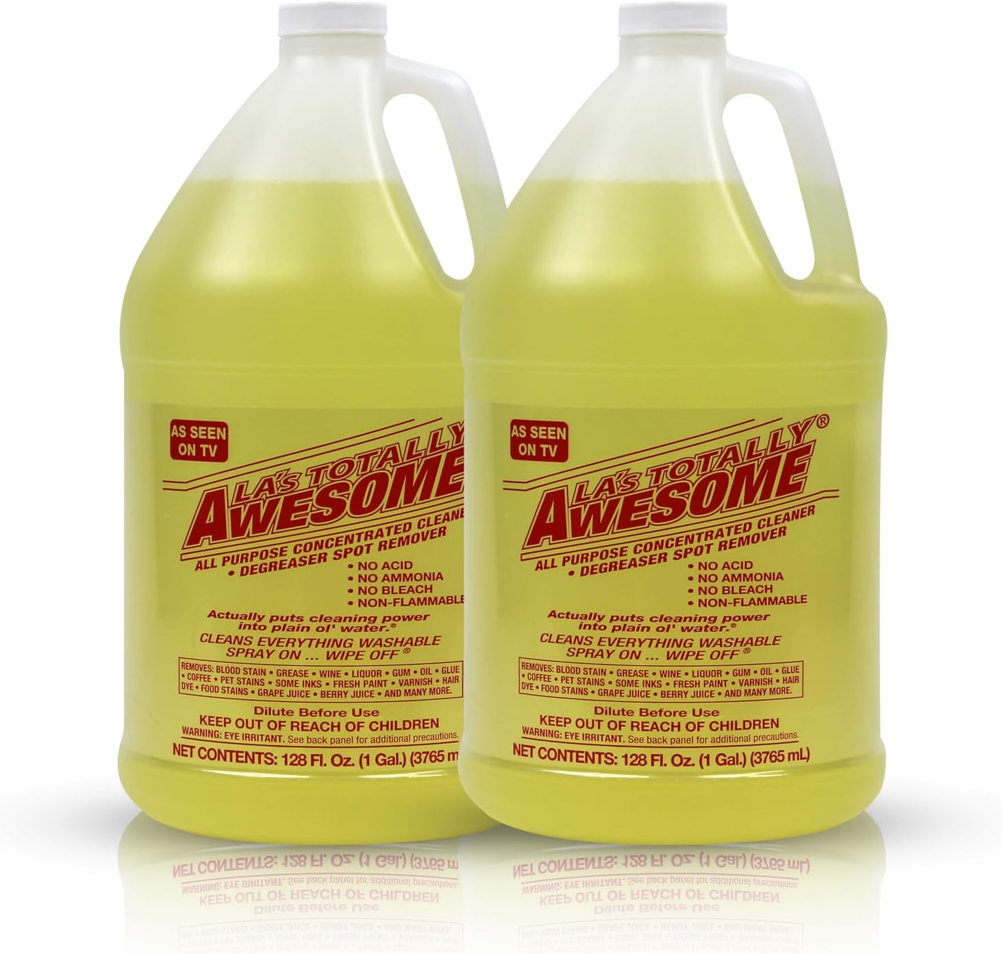 La's Totally Awesome All Purpose Cleaner Refill – 128oz (Pack of 2) Concentrated Multipurpose