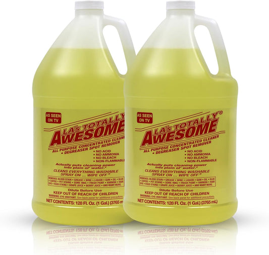 La's Totally Awesome All Purpose Cleaner Refill – 128oz (Pack of 2) Concentrated Multipurpose