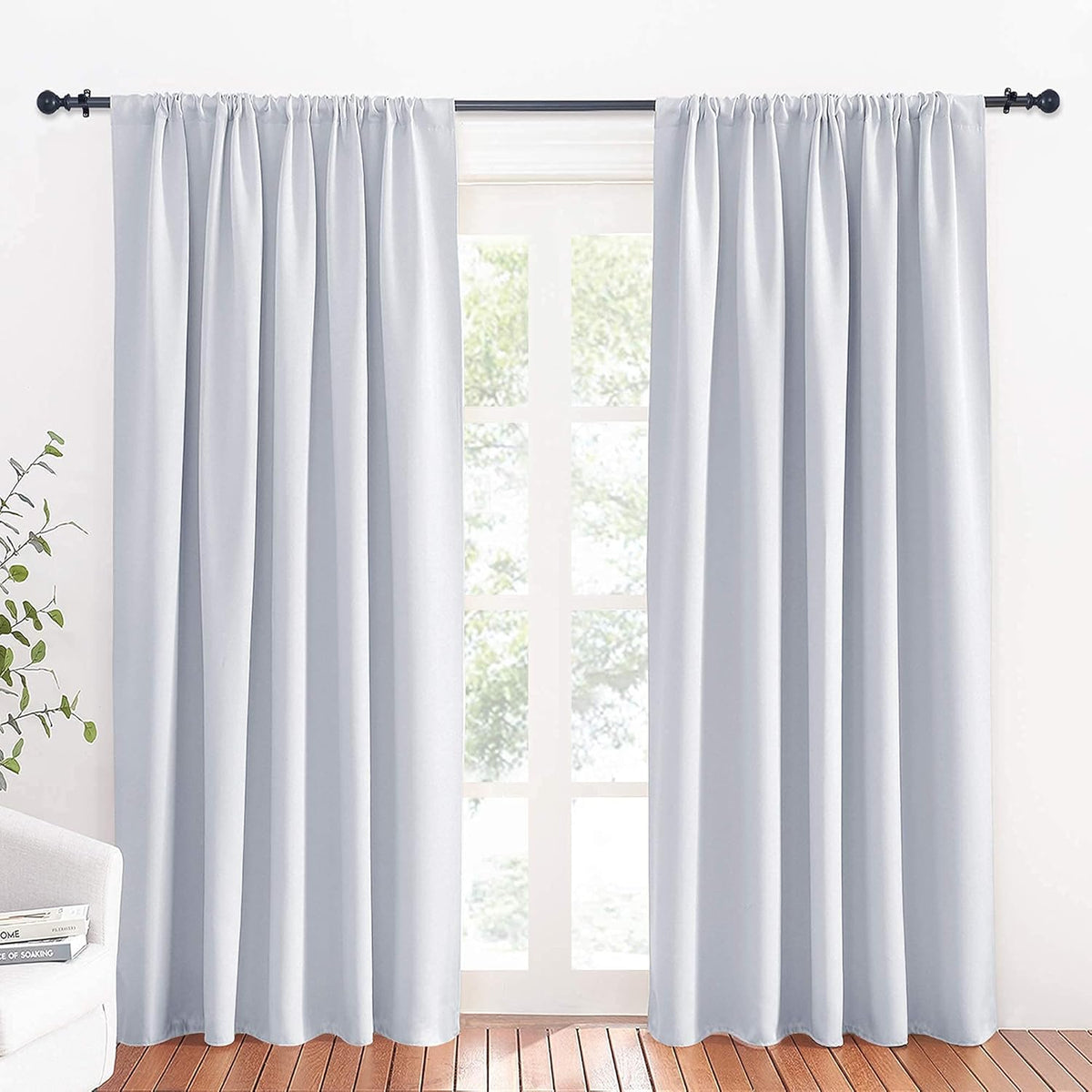 RYB HOME Large Curtains for Living Room 84 inches Length, Blackout Privacy Room Divider Curtains