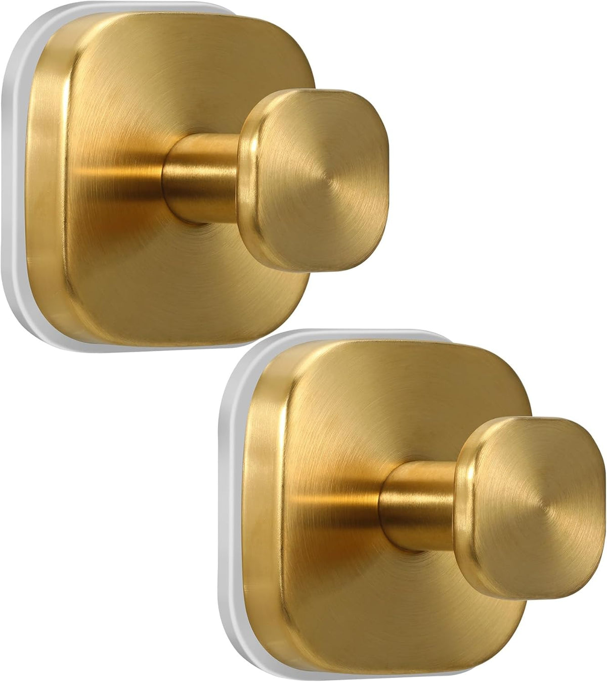 Suction Cup Hooks for Shower - Reusable No-Drill Mounting - Hooks for Towels, Robes & Loofah on