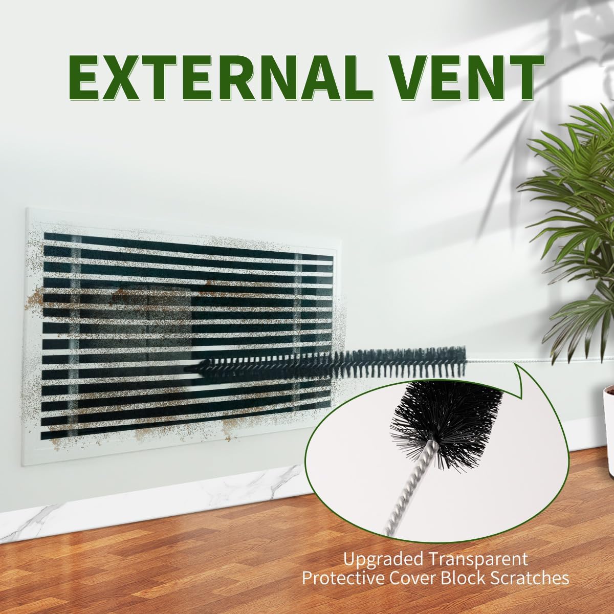 Dryer Lint Brush Vent Cleaner 30 inch Refrigerator Coil Cleaning Brushes Clothes Trap Duct Remover