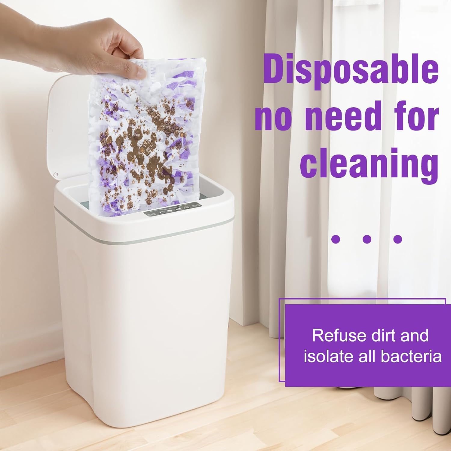 24 Pack Disposable Power Mop Refills Pads Compatible with Swiffer Power Mop,Spray Wet Pads