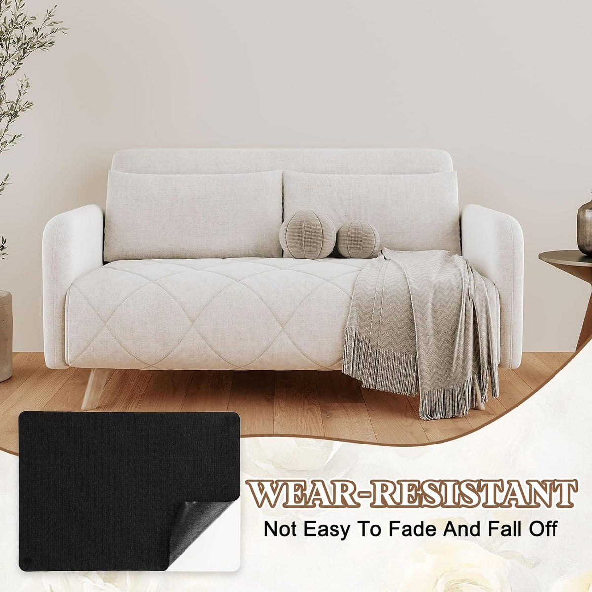 PATIKIL Linen Repair Patch, 8 x 11 Inch Self-Adhesive Linen Fabric Repair Patches for Sofa Couch