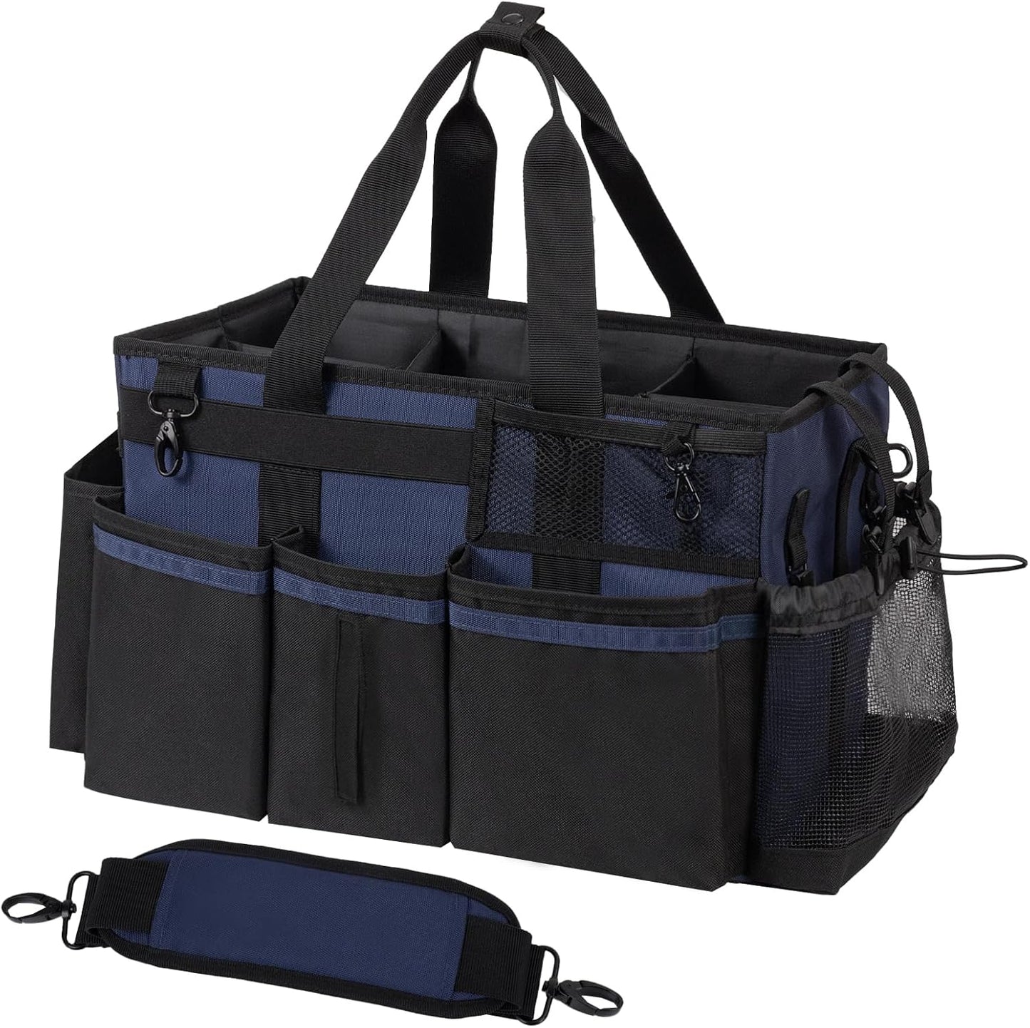 Wearable Cleaning Caddy, Cleaning Caddy Supplies Organizer with Handle & Shoulder Straps for