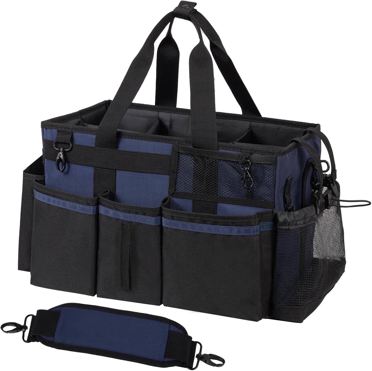 Wearable Cleaning Caddy, Cleaning Caddy Supplies Organizer with Handle & Shoulder Straps for