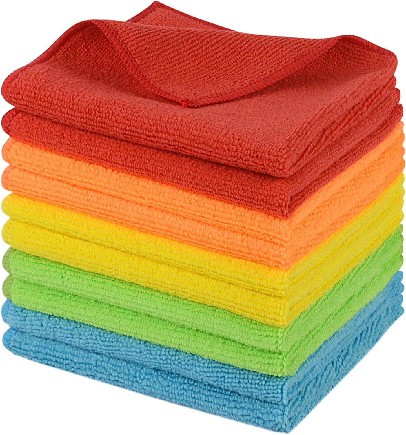 SINLAND Microfiber Dish Cloth for Washing Dishes Rags Best Kitchen Washcloth Cleaning Cloths 5