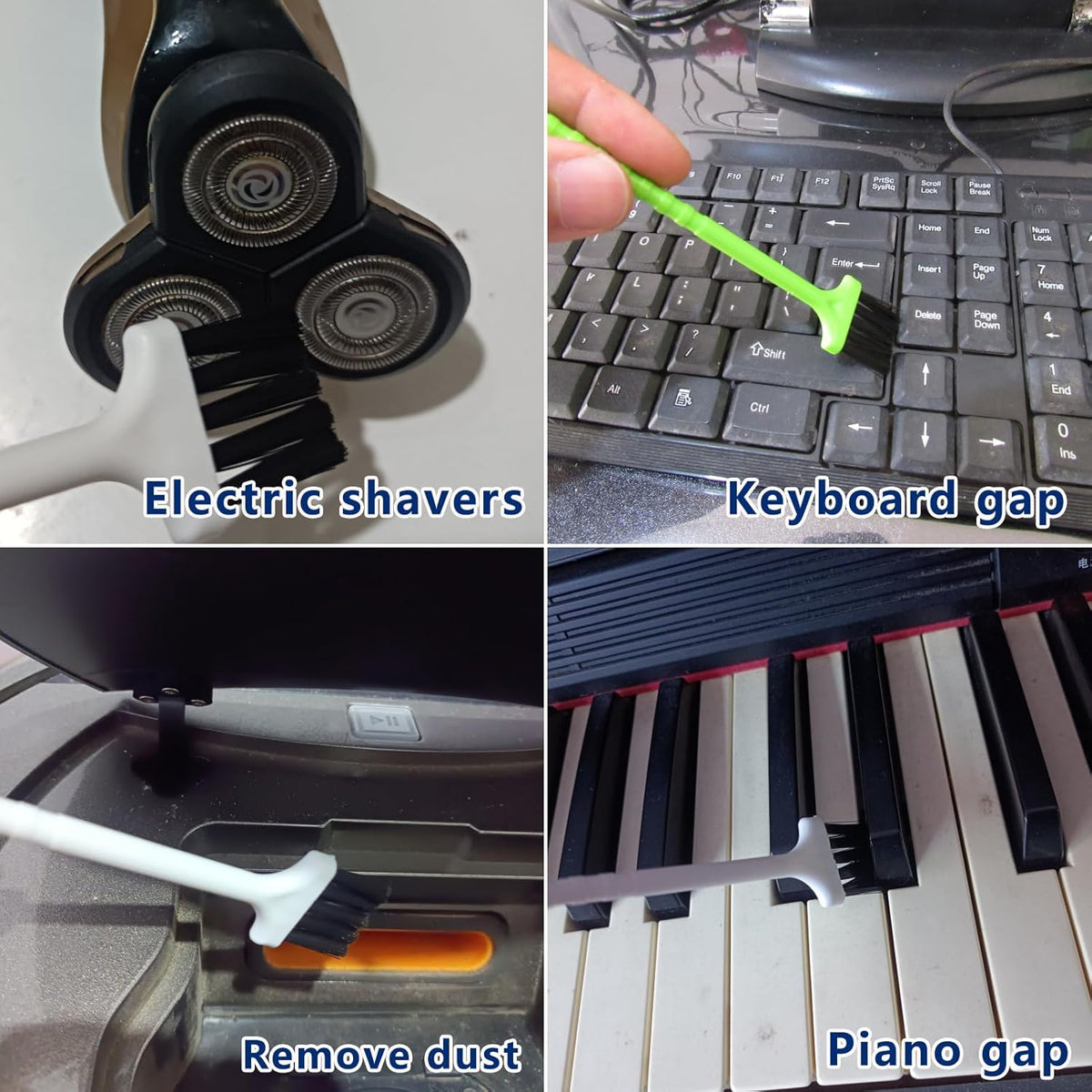 12Pcs Crevice Cleaning Brush,Small Gap Cleaning Brushes for Cleaning Bathroom,Kitchen,Window