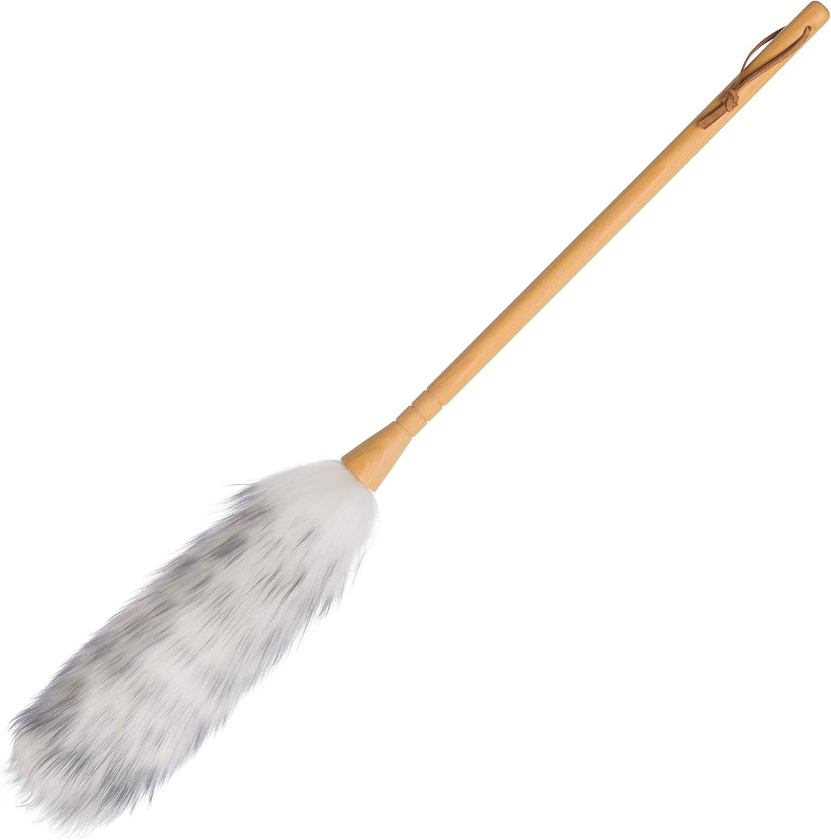 REDECKER Lambswool Duster, Natural Magnet for Dust and Fine Particles, Cleans Without Scratching