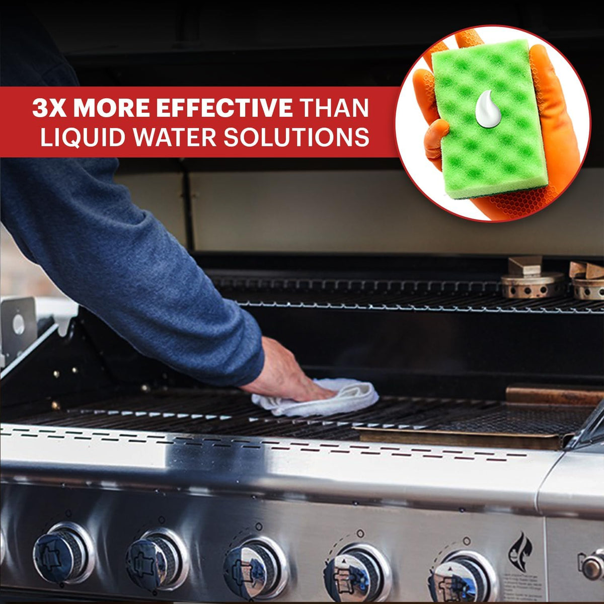 Stainless Steel Rust Stain Remover & Cleaner, Soft Cleanser, Safe for Food Areas, Non-Toxic for