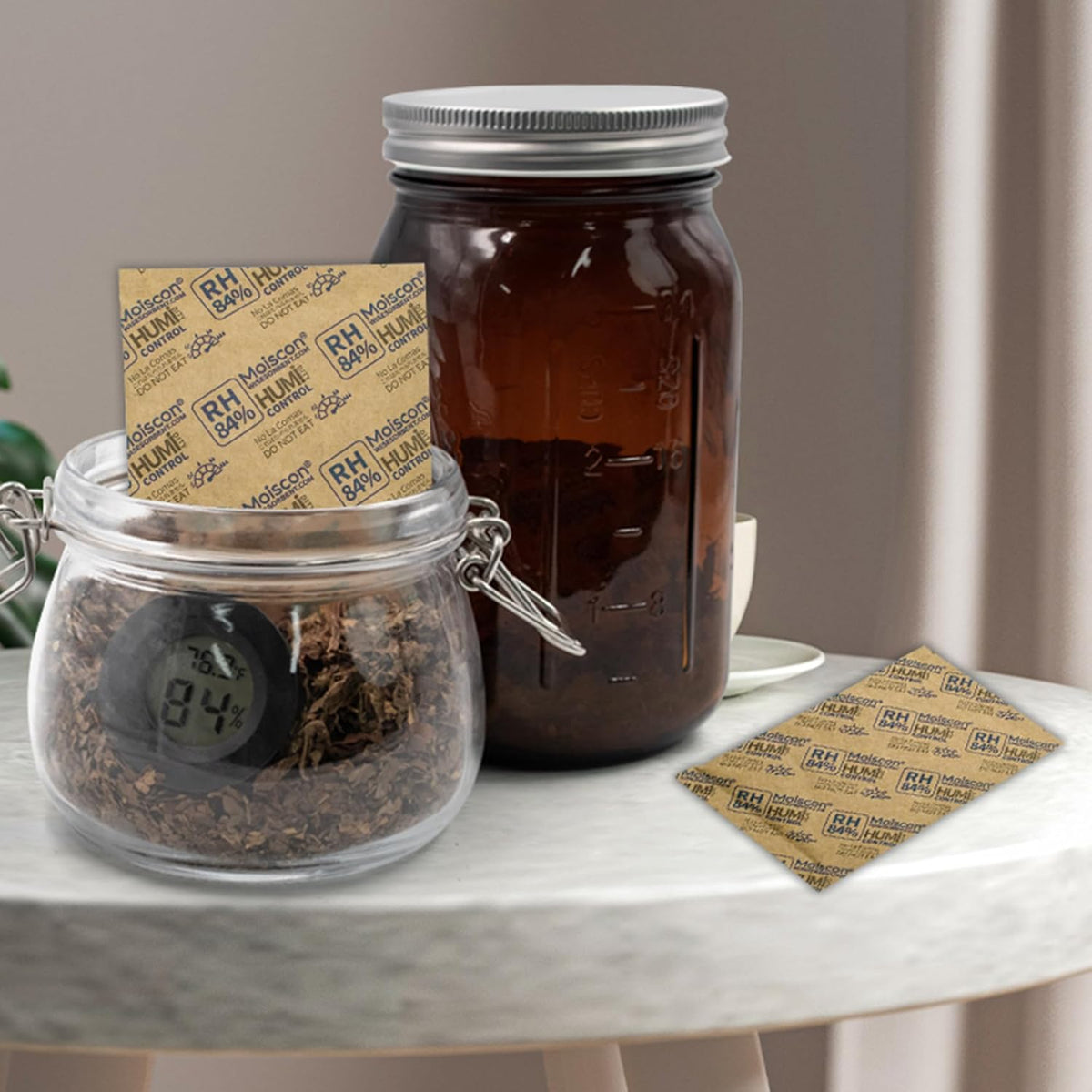 84% Two-Way Humidity Control Packs for Storing 1 lb – Size 60 – 90 Pack – Seasoning Packets