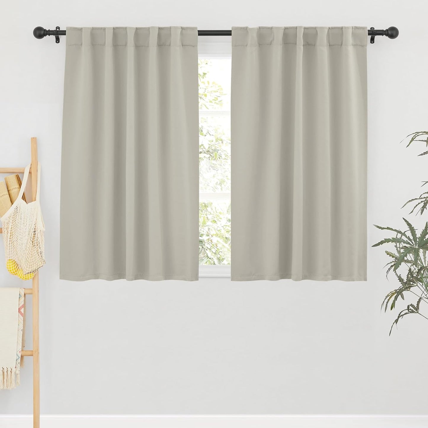 RYB HOME Blackout Curtains for Bedroom, Window Shades Thermal Insulating Privacy Drapes for Living
