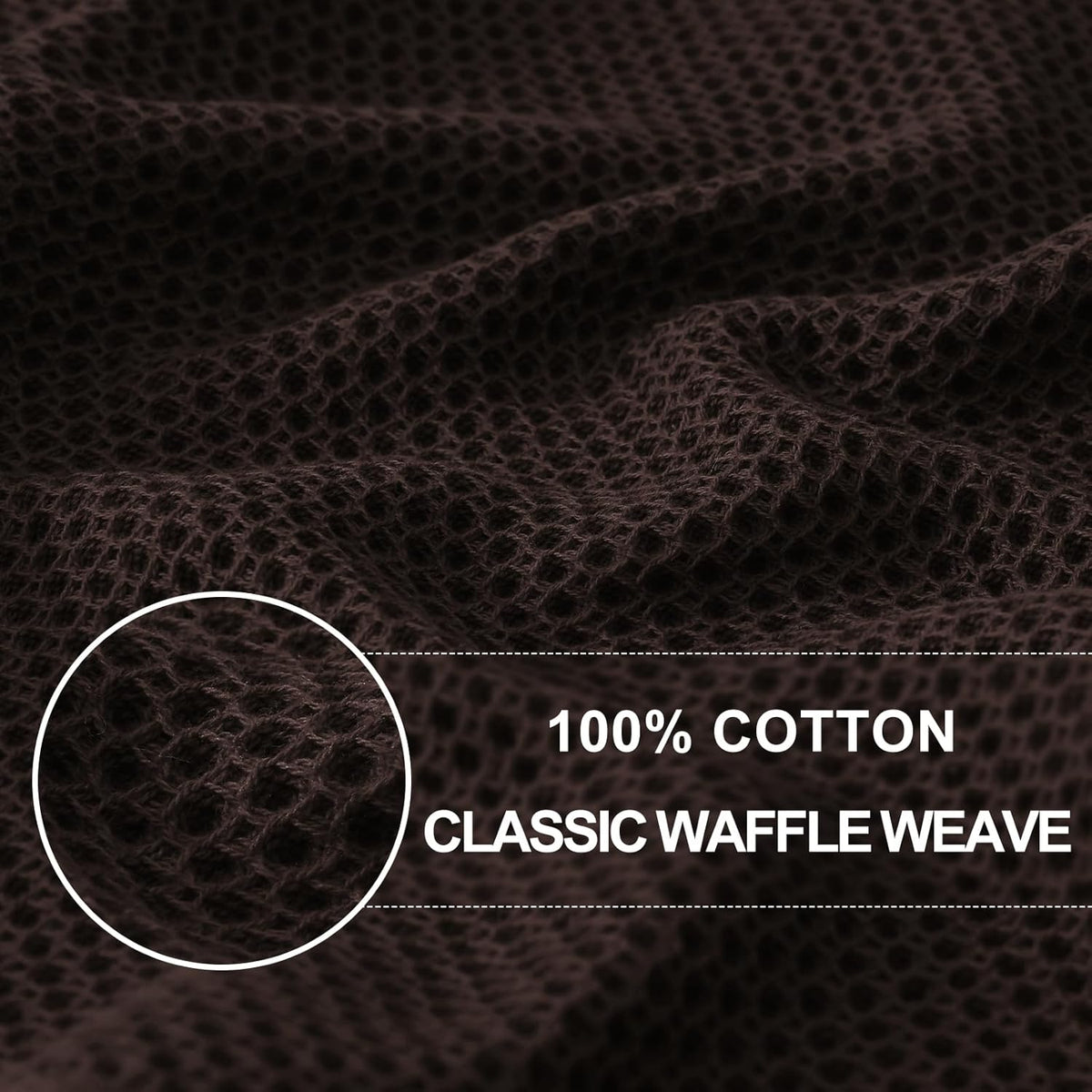 Homaxy 100% Cotton Waffle Weave Kitchen Dish Cloths, Ultra Soft Absorbent Quick Drying Dish Towels