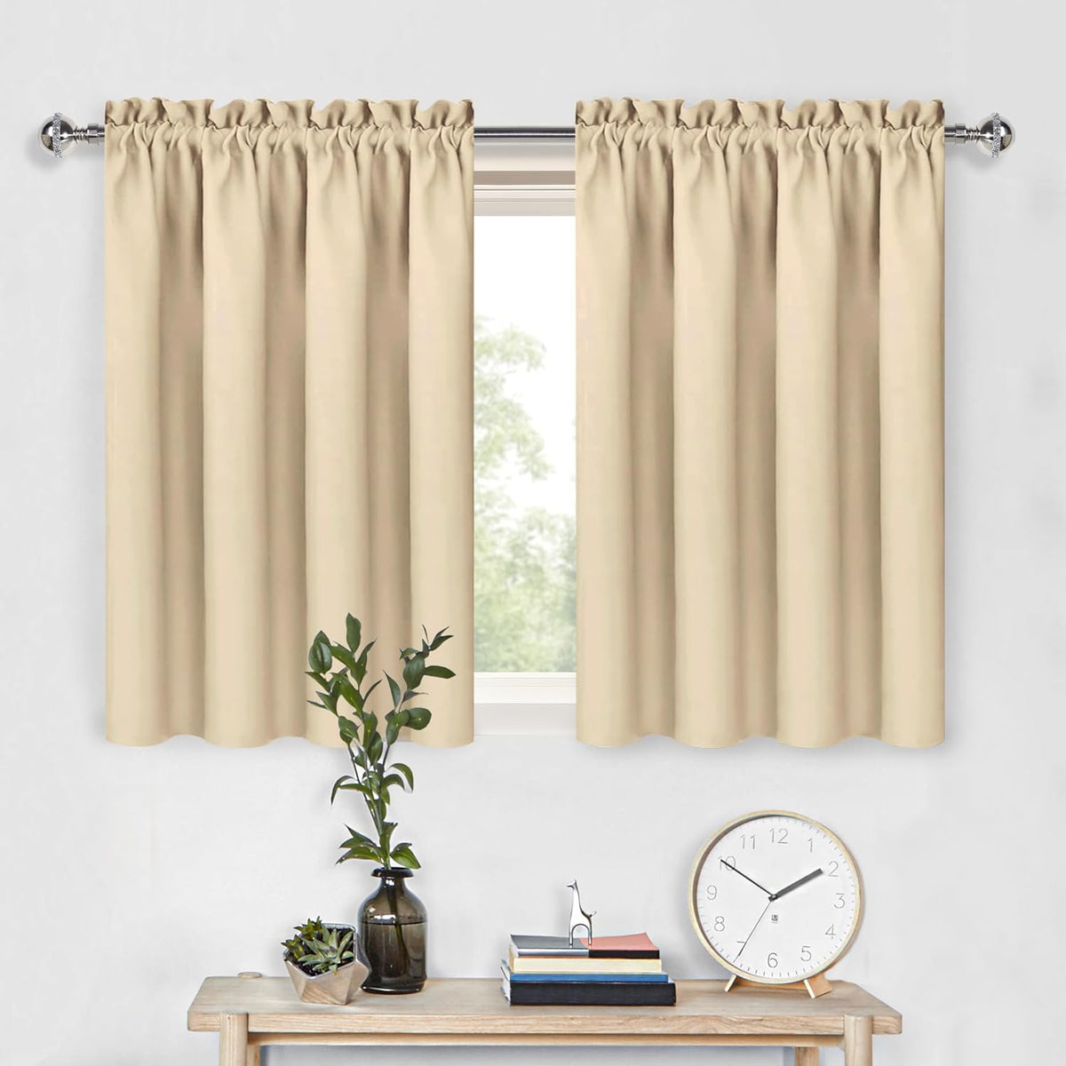 DWCN Blackout Curtains for Living Room Thermal Insulated, Energy Saving & Noise Reducing Bedroom