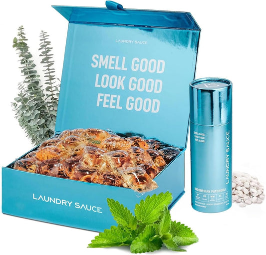 Laundry Sauce - Luxury Scented Laundry Detergent Pods & Scent Booster Bundle (Indonesian