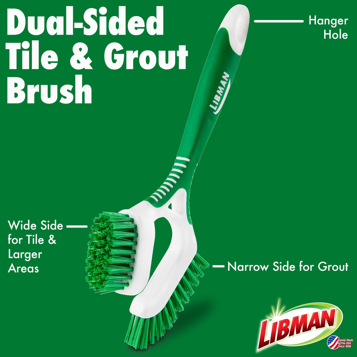 Libman Scrub Brush Kit for Tub, 3 Brush Styles – view 2