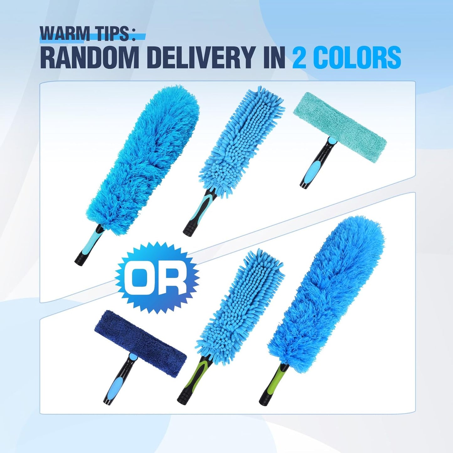 Lineslife Cobweb Duster,Washable Cleaning Duster Kit with Flexible Microfiber Duster Head, 1 *