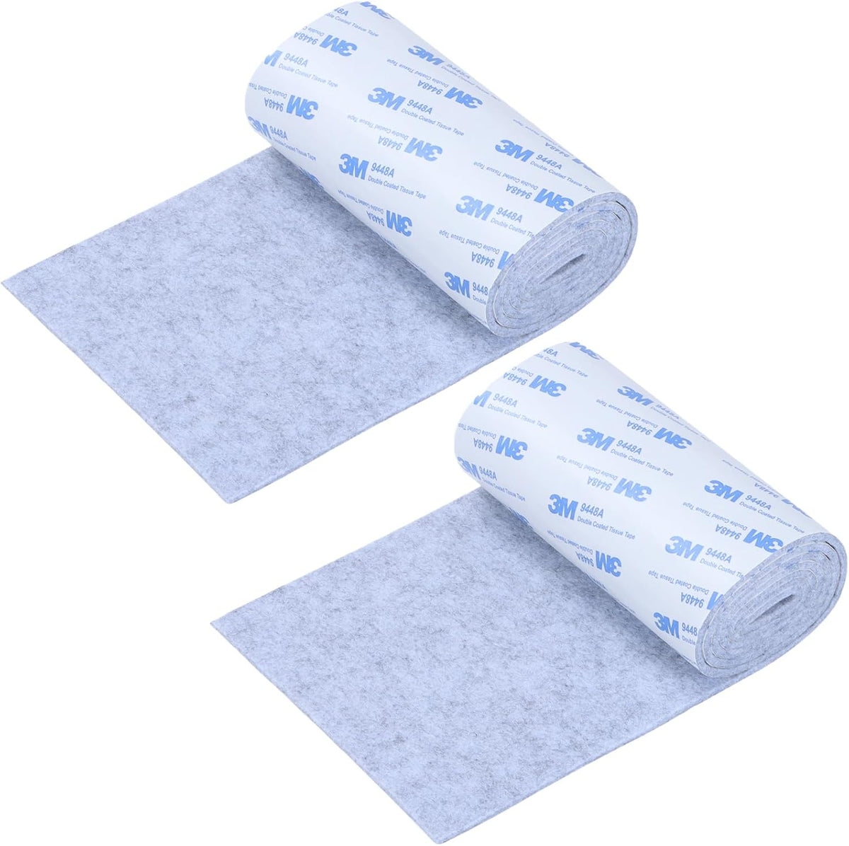 Felt Furniture Pads, Non Slip Self Adhesive Cuttable Felt Tape Gray Heavy Duty Felts Strip Roll for