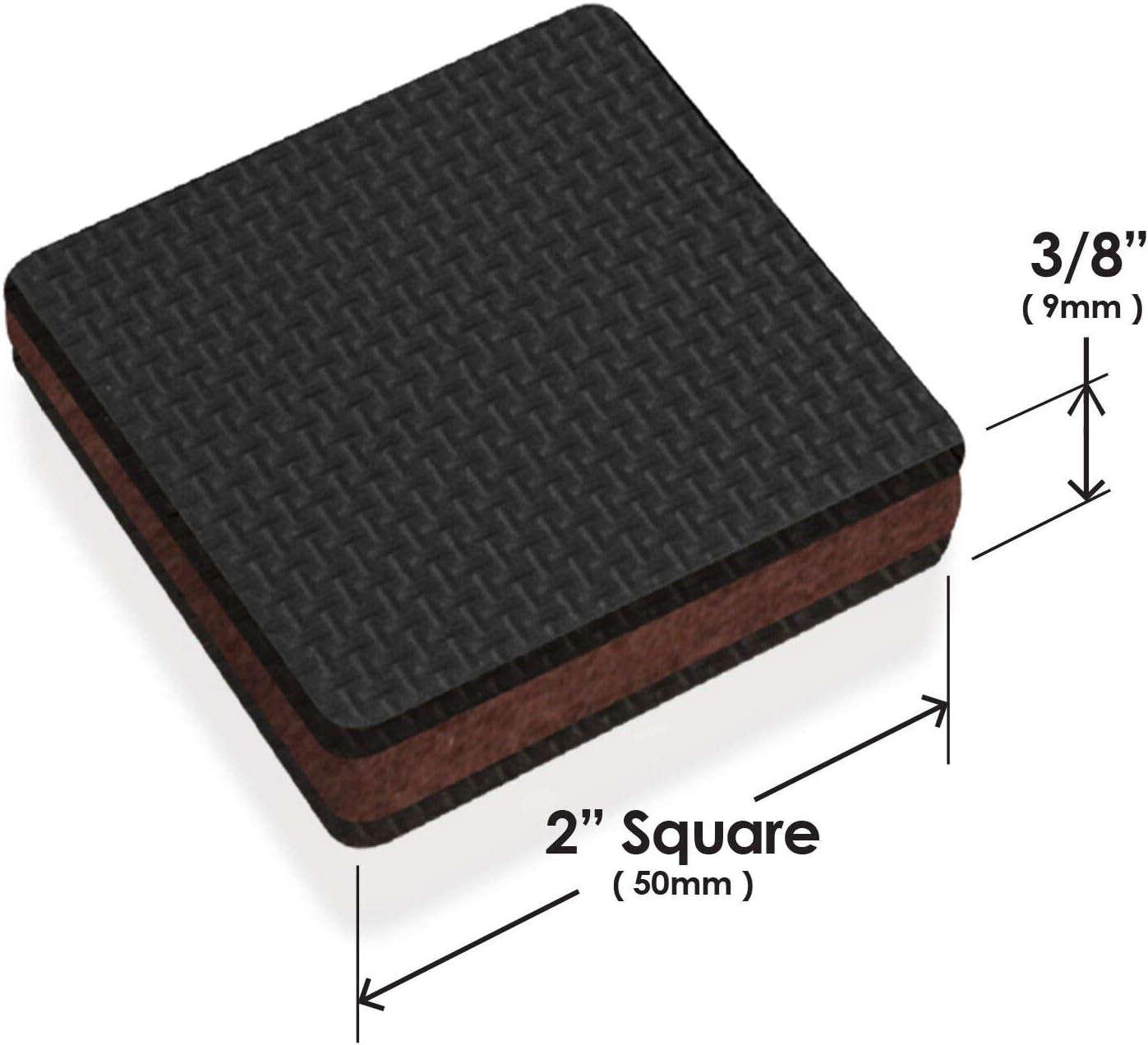Slipstick GorillaPads CB142 Non-Slip Furniture Pads/Grippers (Set of 8) Furniture Leg Floor