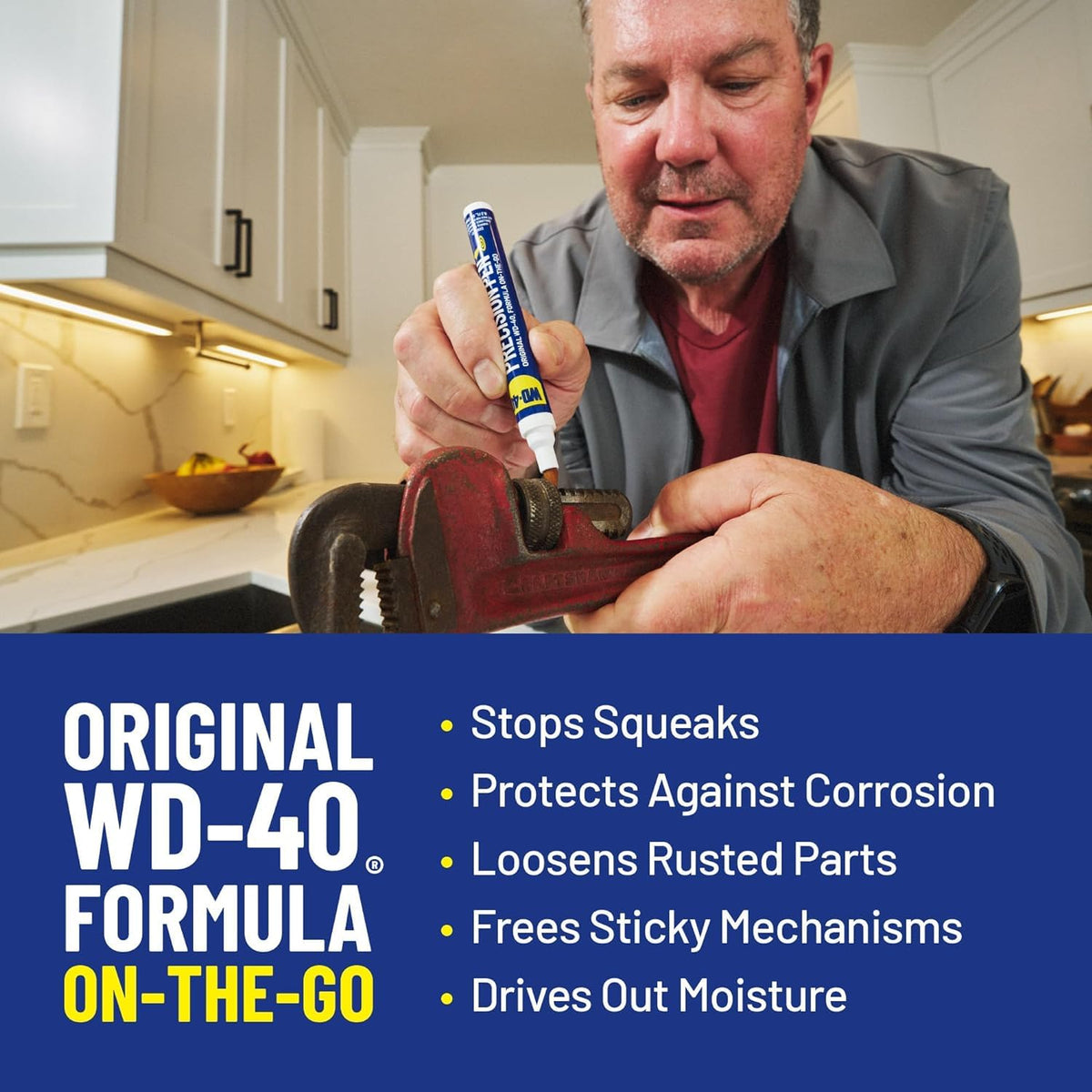 WD-40 Original Formula- Precision Pen On-The-Go, Lubrication with Pin-Point Precision, Controlled