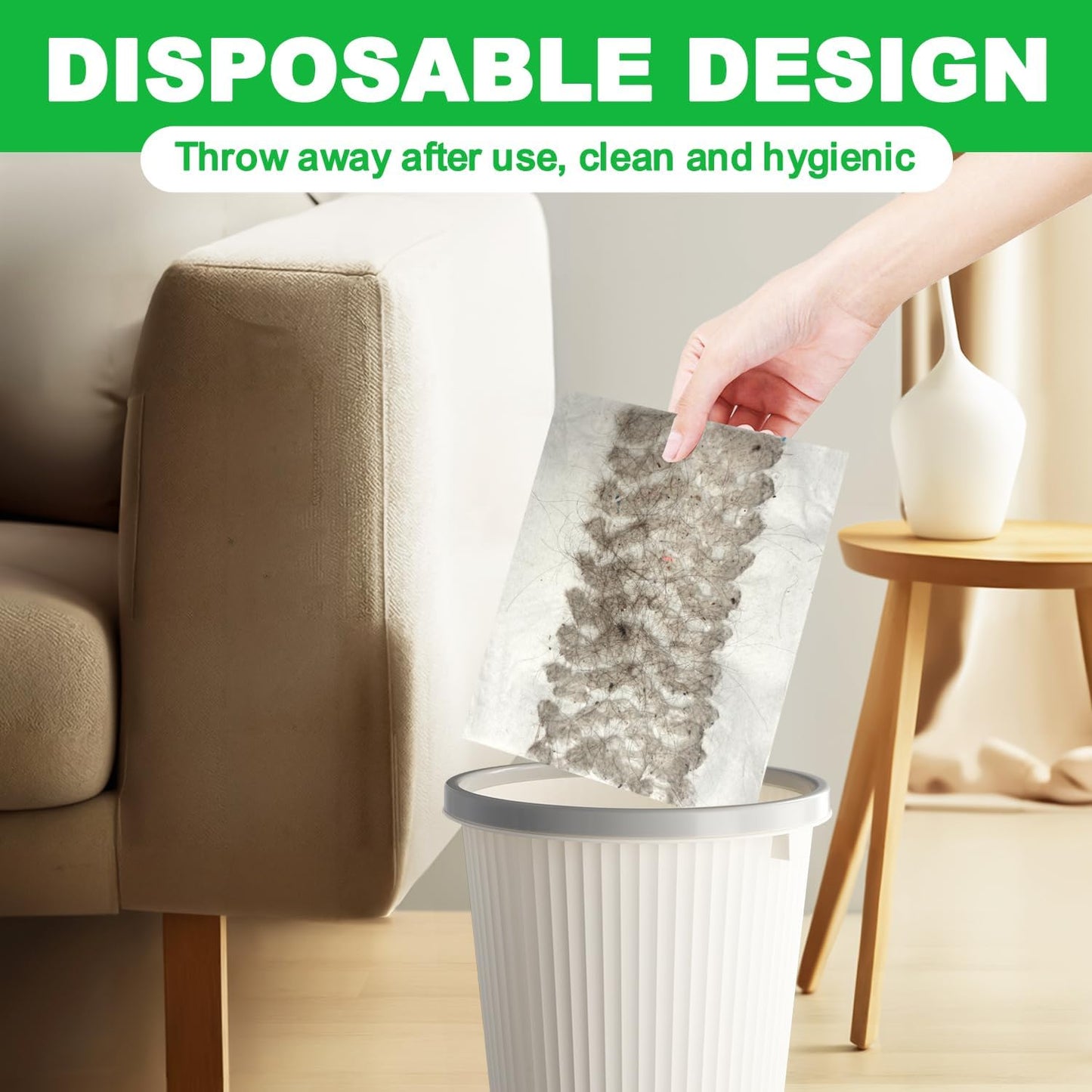 Heavy Duty Dry Sweeping Cloths Pads for Swiffer Sweeper Mop, Disposable Microfiber Duster Mop Pads