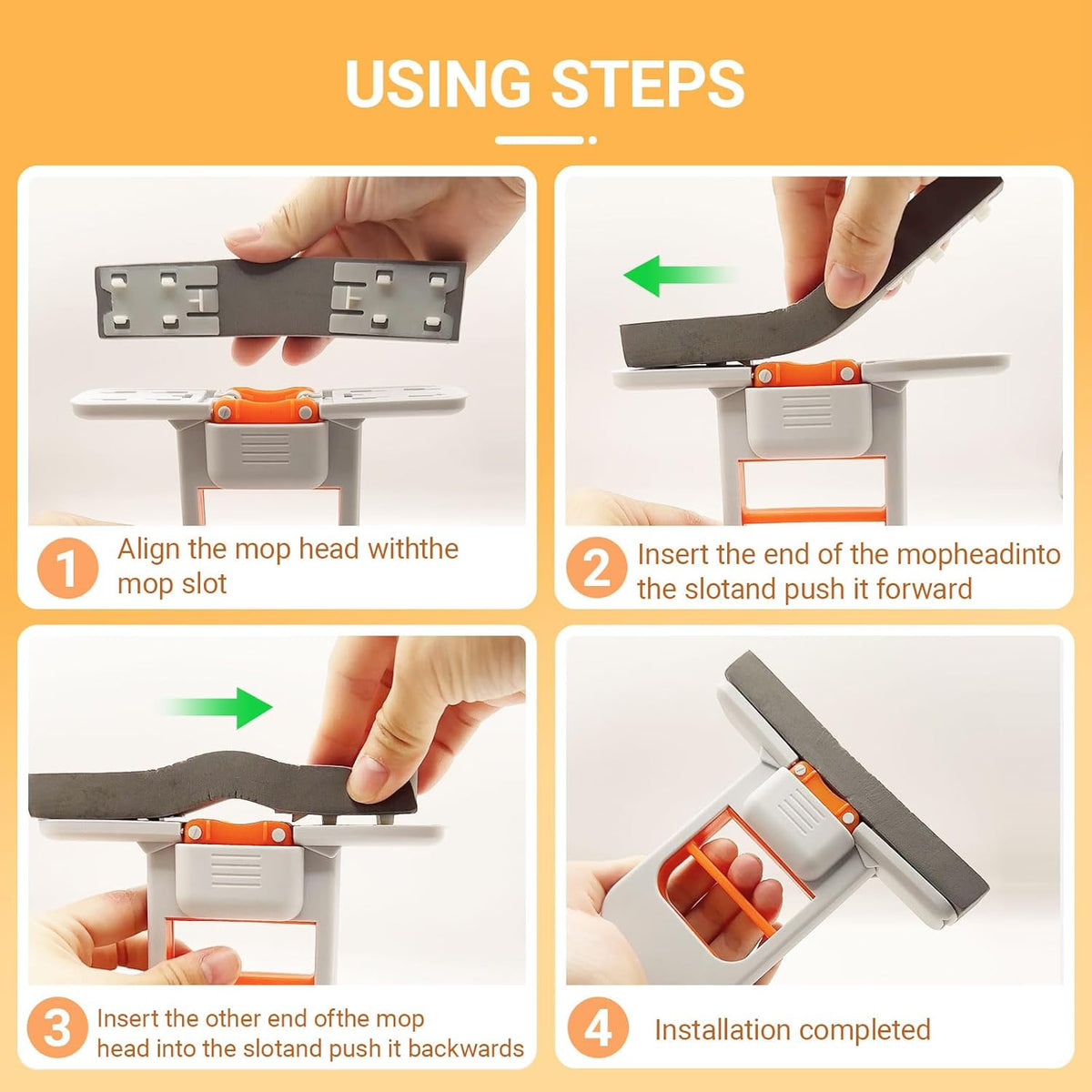 Foldable Mini Desktop Mop – Portable Handheld Duster & Cleaner for Desk, Bathroom, Glass | Reusable