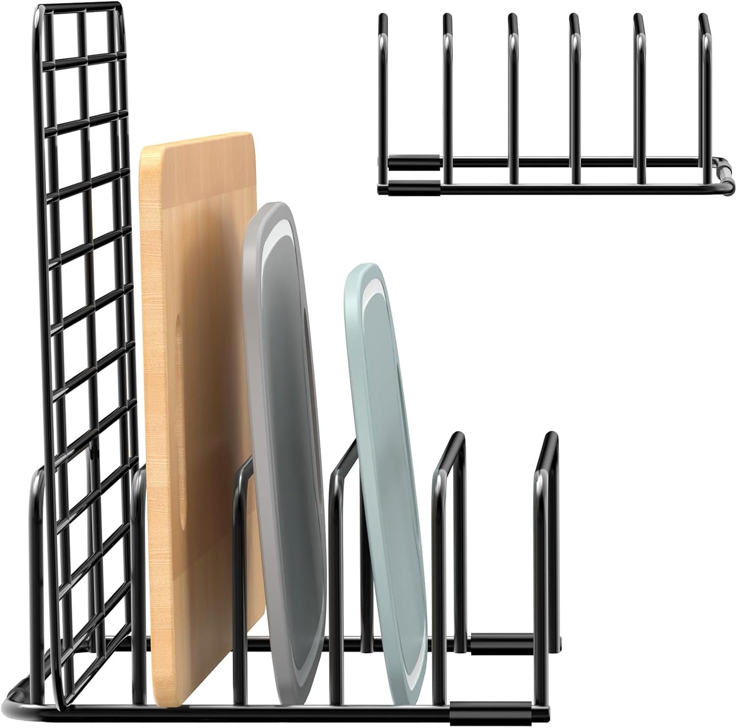 Cutting Board Organizer, [1-Pack] Cutting Board Holder Rack Baking Cookie Pan Sheets Cooling Small