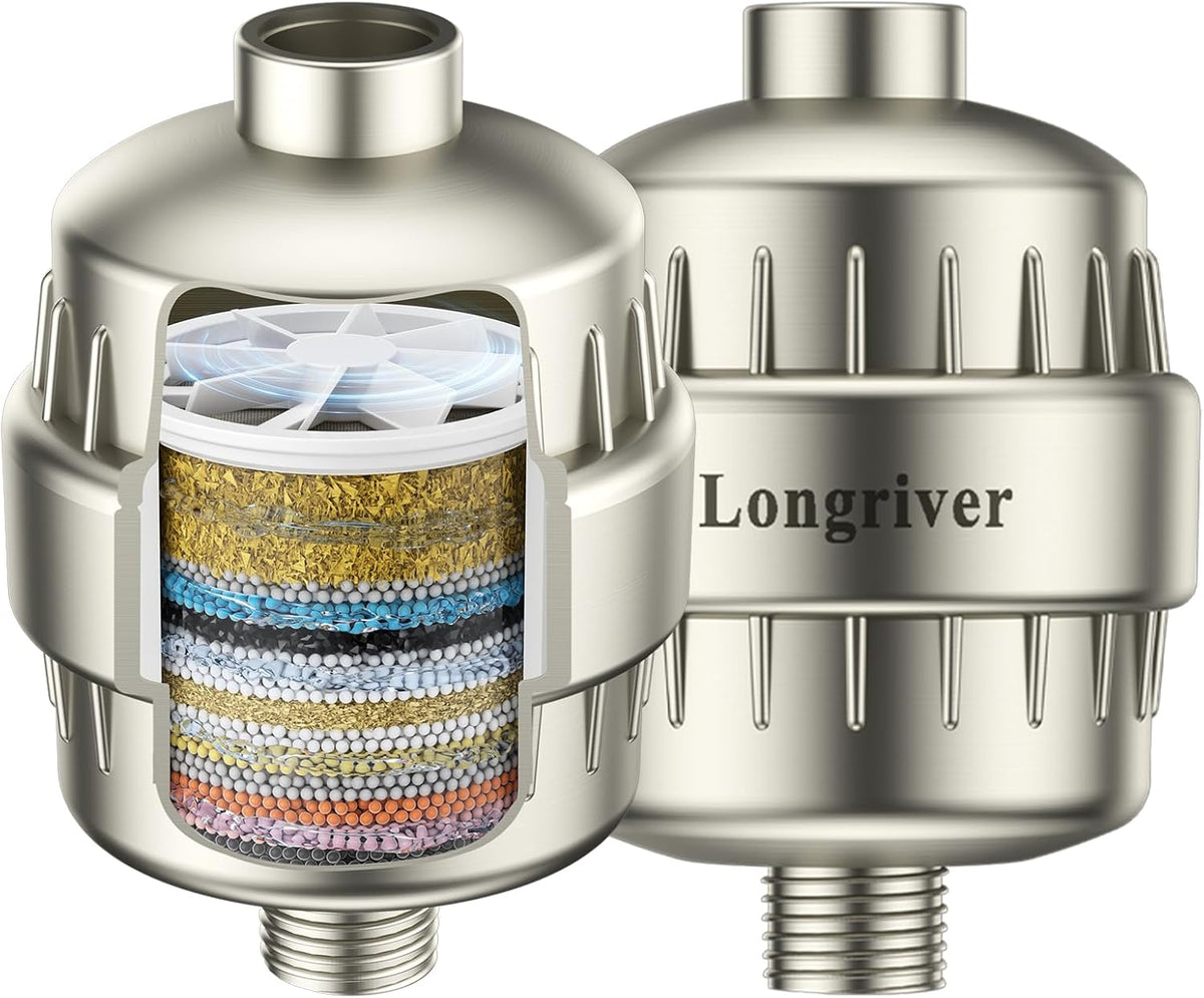 R7 Shower Filter High Put Shower Water Filter for Hard Water 99.99% Remove Chlorine, Shower Water