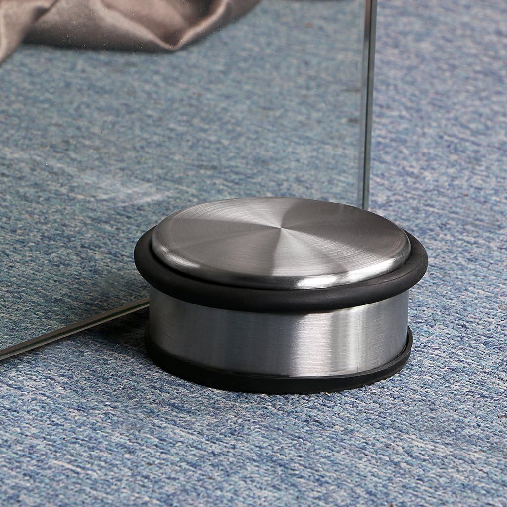 Sumnacon Heavy Duty Floor Door Stopper No Drill, Durability Stainless Steel Door Stops with
