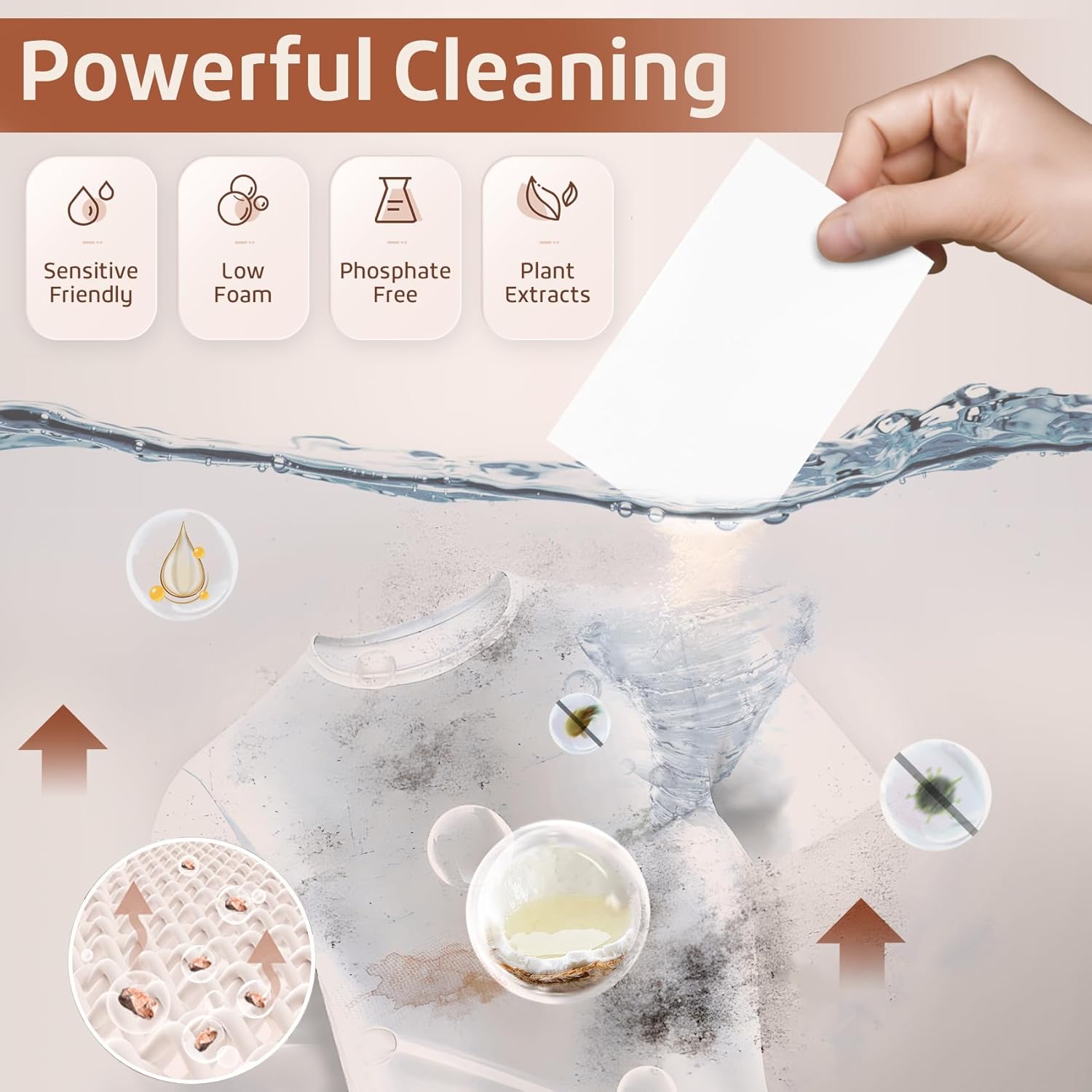 Poesie Laundry Detergent Sheets Earth Warmth Scent 160 Count Road Trip College Dorm Essentials for