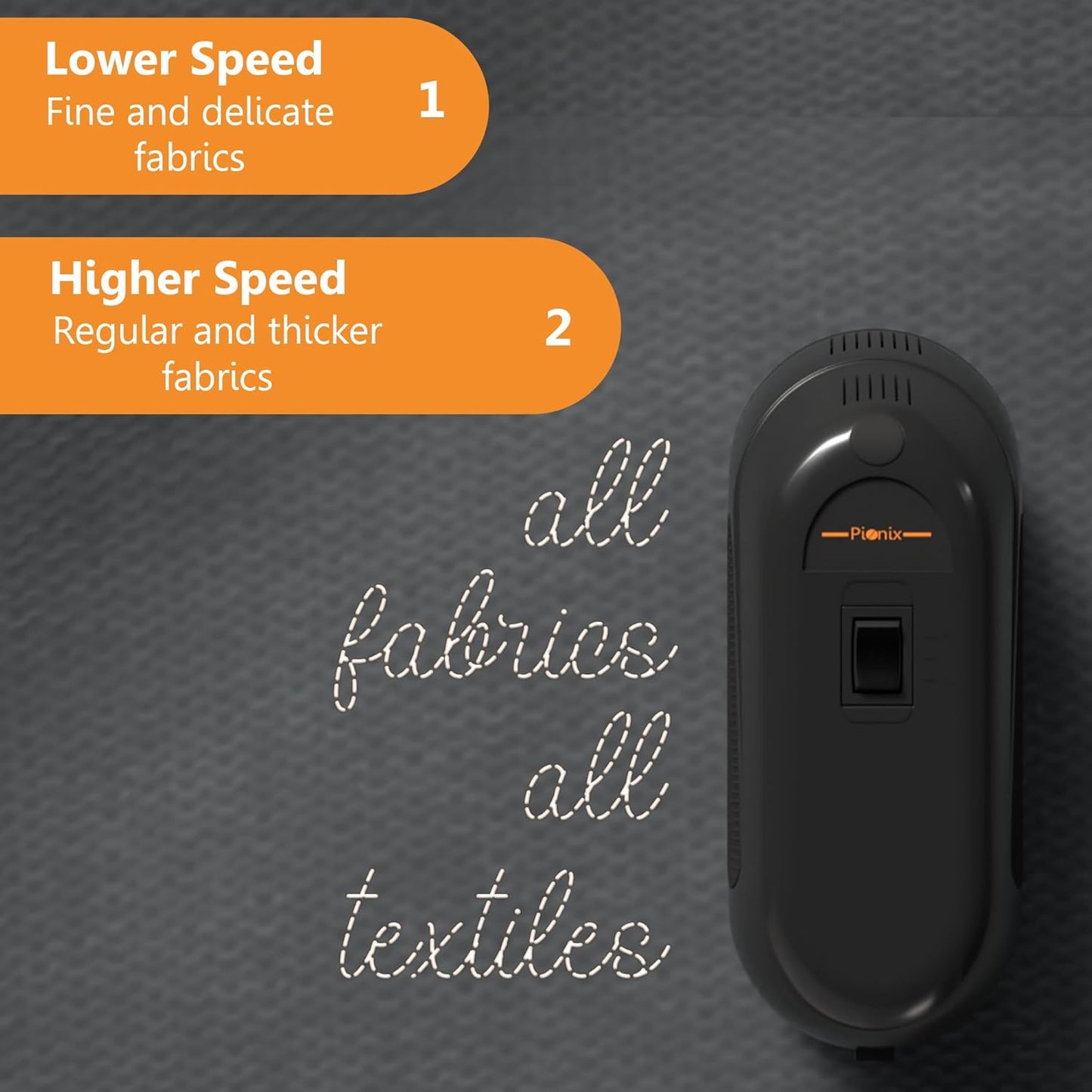 Pionix Extra Power Fabric Shaver - 35W Electric Lint Remover for Clothes/Upholstery/Furniture/Couch