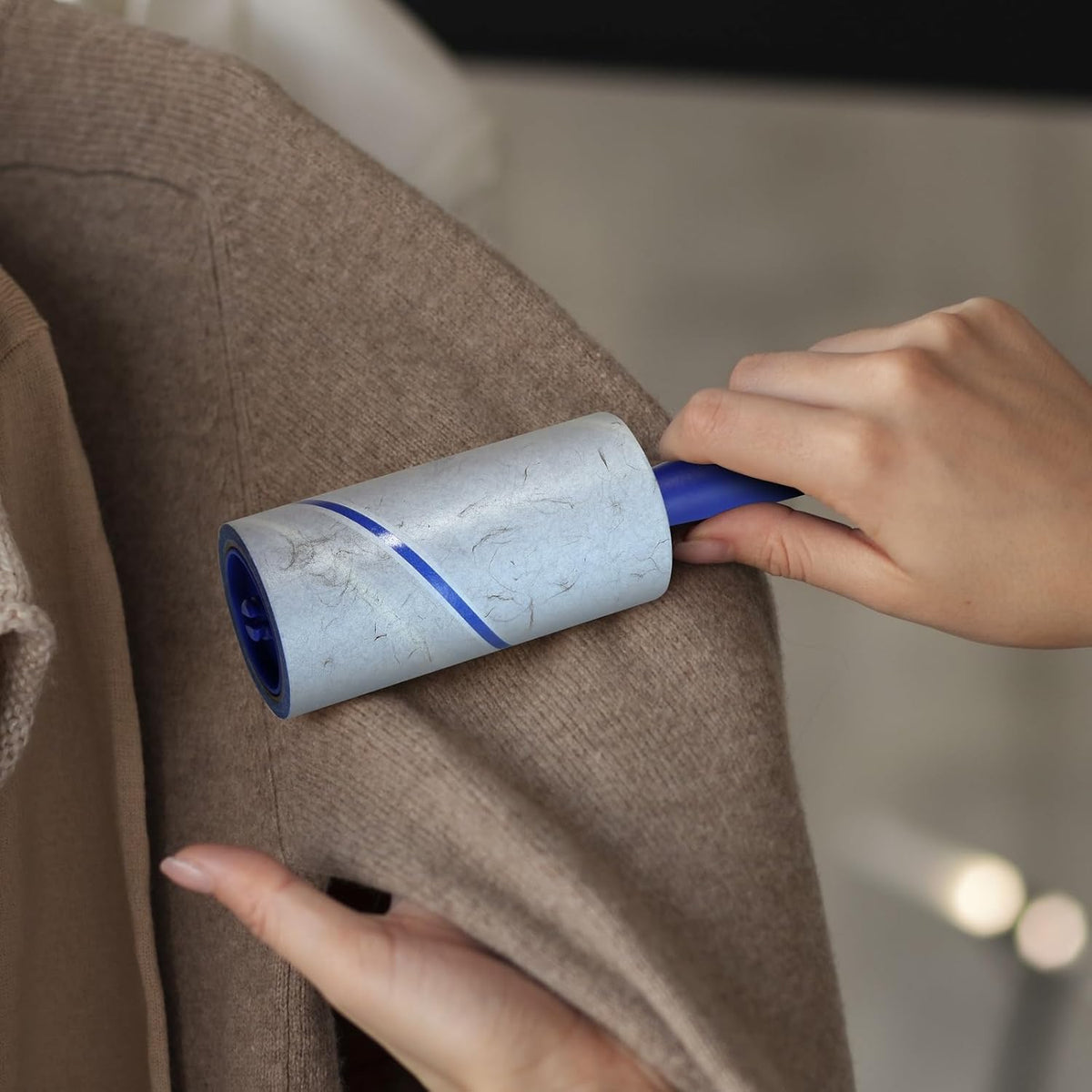 1200 Sheets Lint Roller with 6 Upgraded Handles (6 Rollers + 6 Refill), Mage Value Set Sticky Lint
