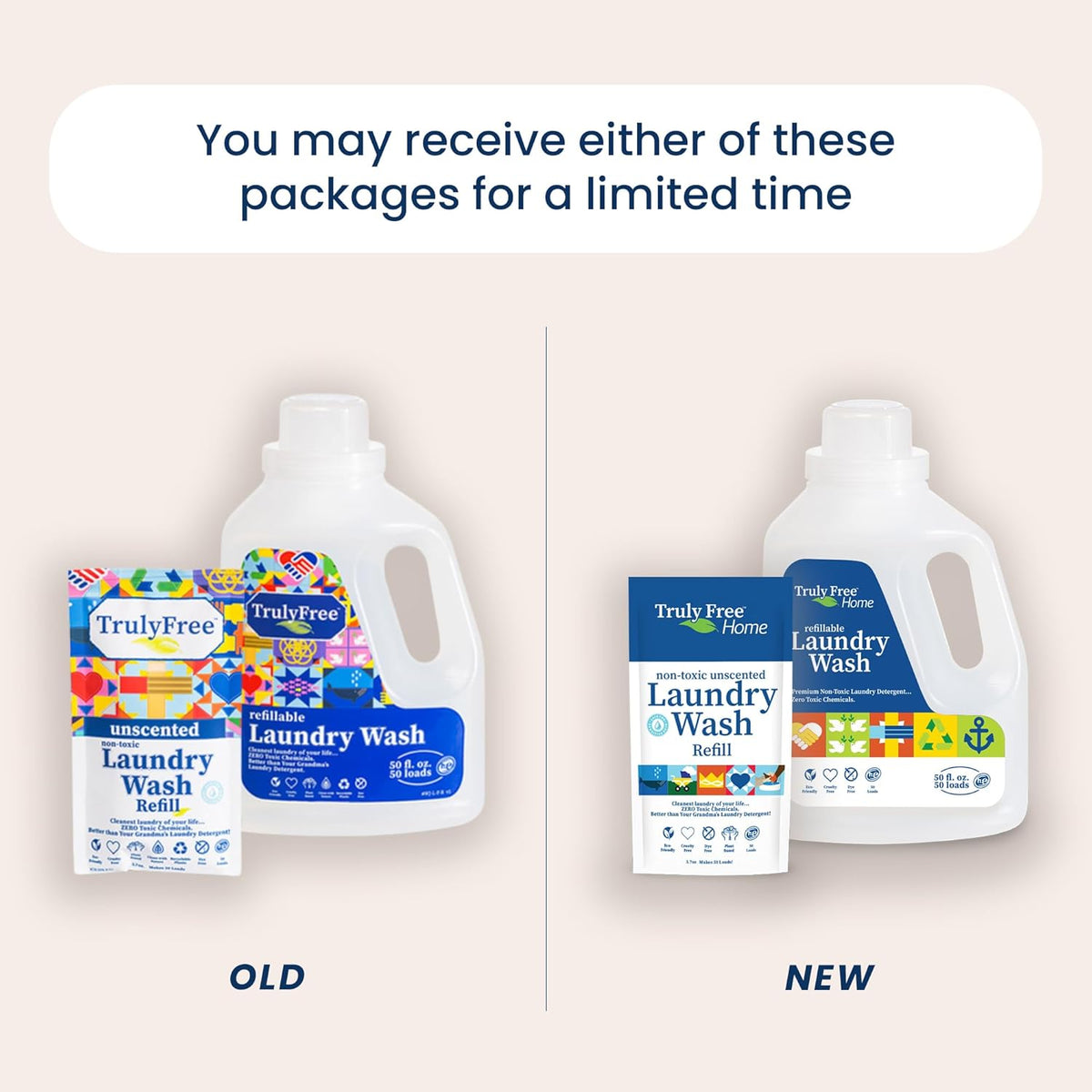 Truly Free Laundry Wash Detergent for Sensitive Skin, Gentle & Safe for Baby Clothes | Plant-Based
