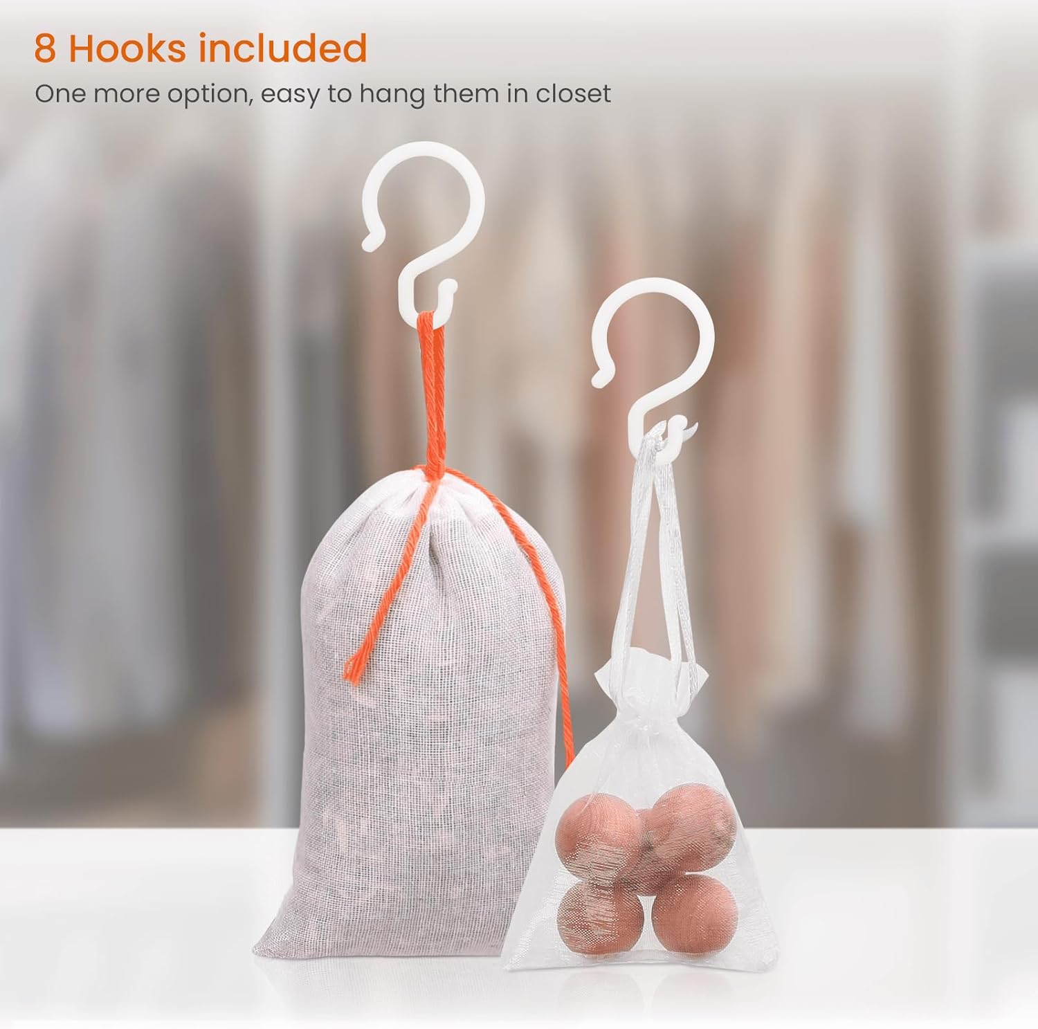 Homode Cedar Blocks for Clothes Storage, Cedar Balls and Cedar Chips for Closets and Drawers