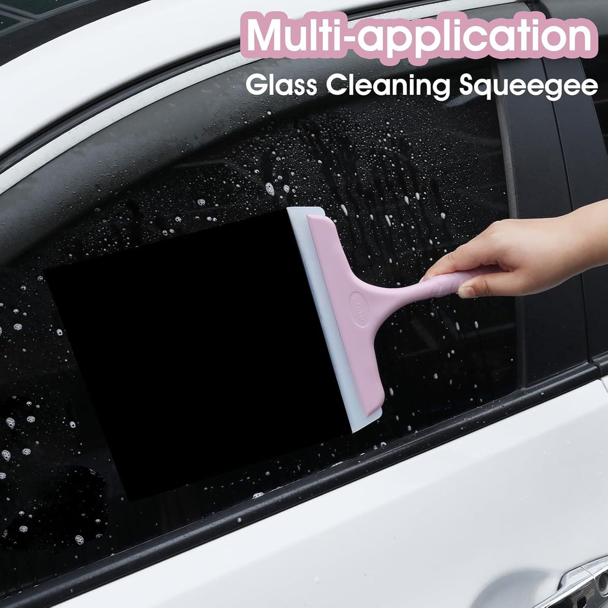 Shower Squeegee for Glass Doors, Bathroom Squeegee for Shower, Mini Window Squeegee, Home Bathroom